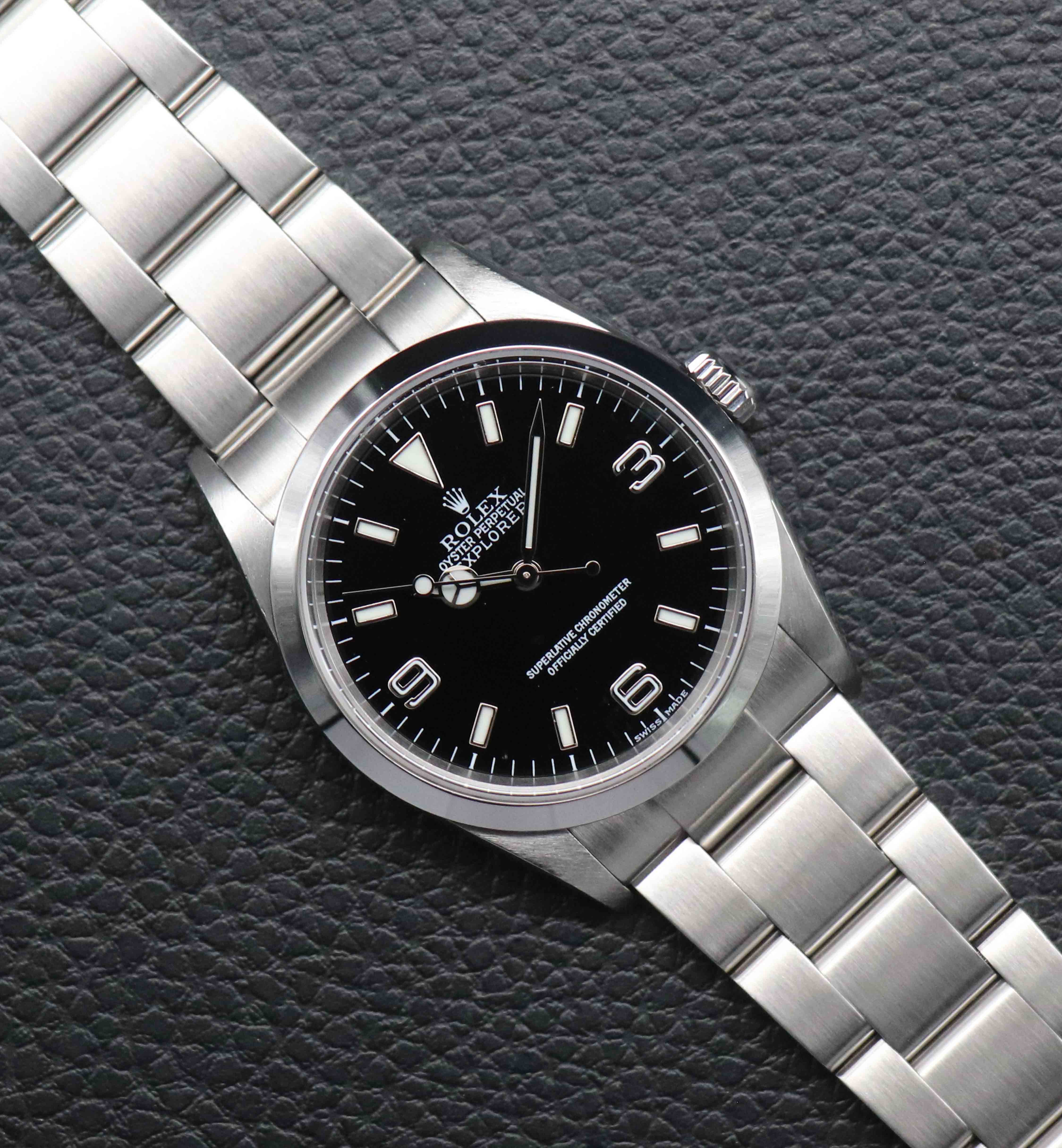 Rolex Explorer 114270 Black Dial 2002