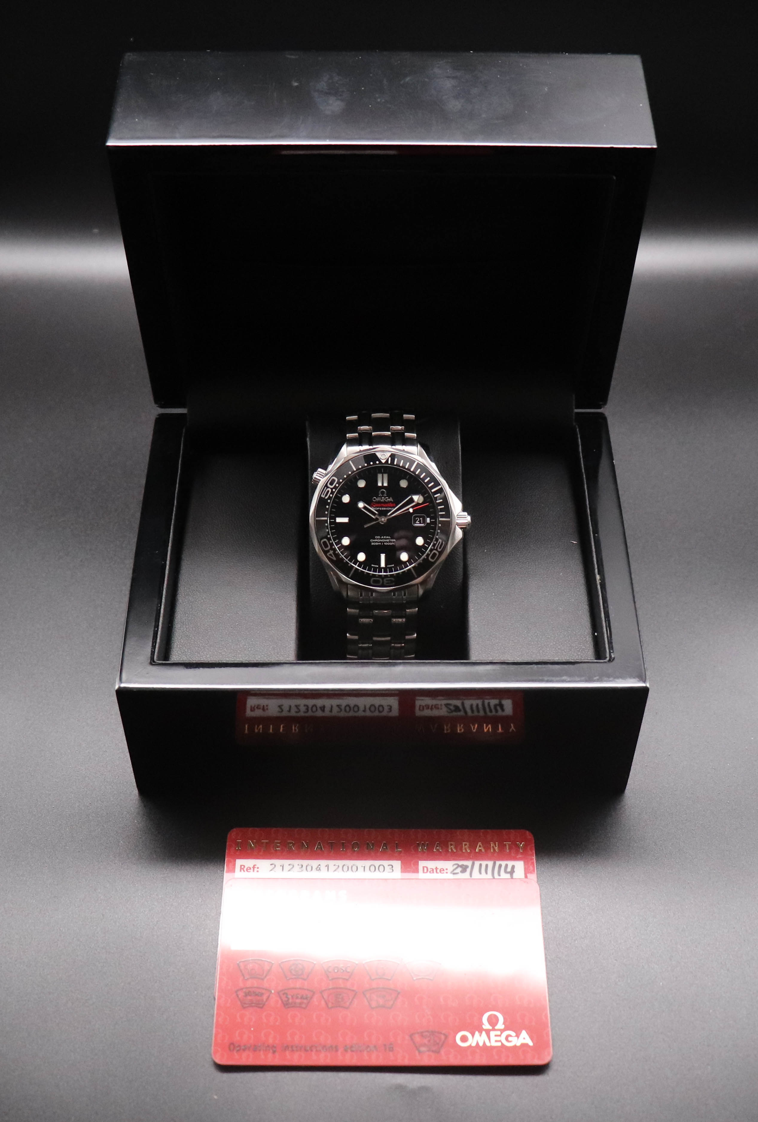 Omega Seamaster 212.30.41.20.01.002 Papers 2014