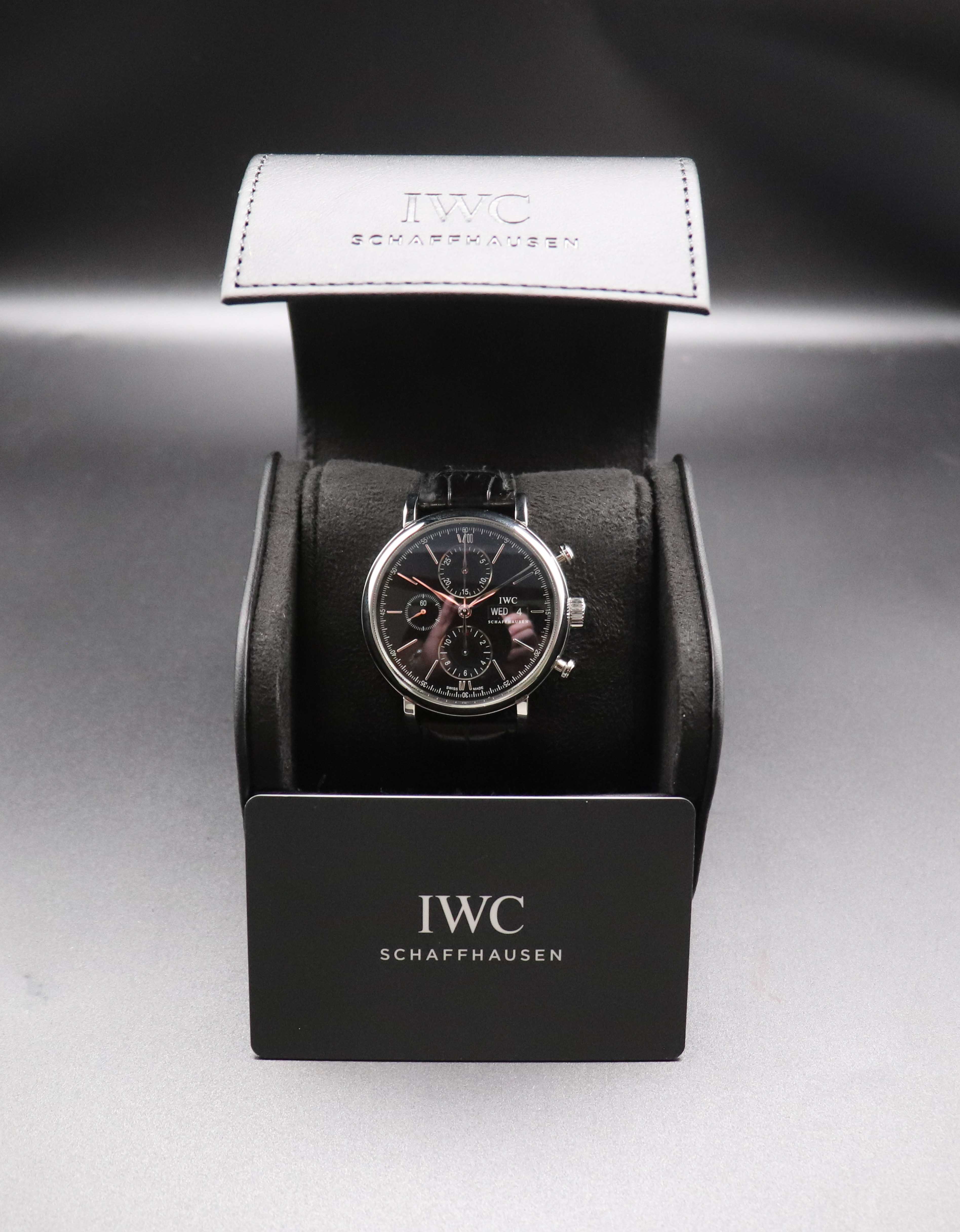 Chronographe IWC Portofino IW391029, FULLSET 2019, coffret et PAPERS