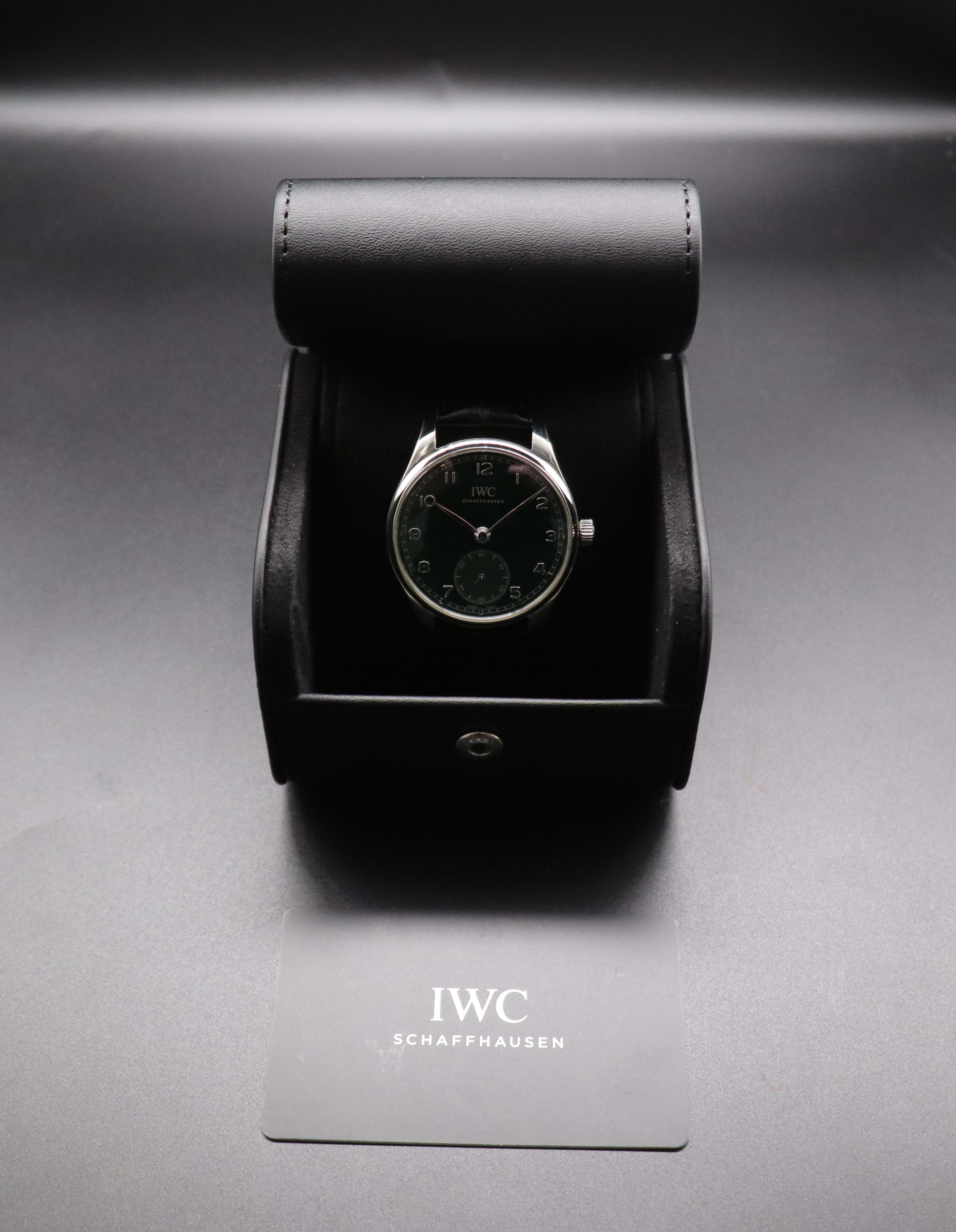IWC Portoghese Automatico 40 IW358310 Quadrante verde Set completo 2023 Scatola + documenti