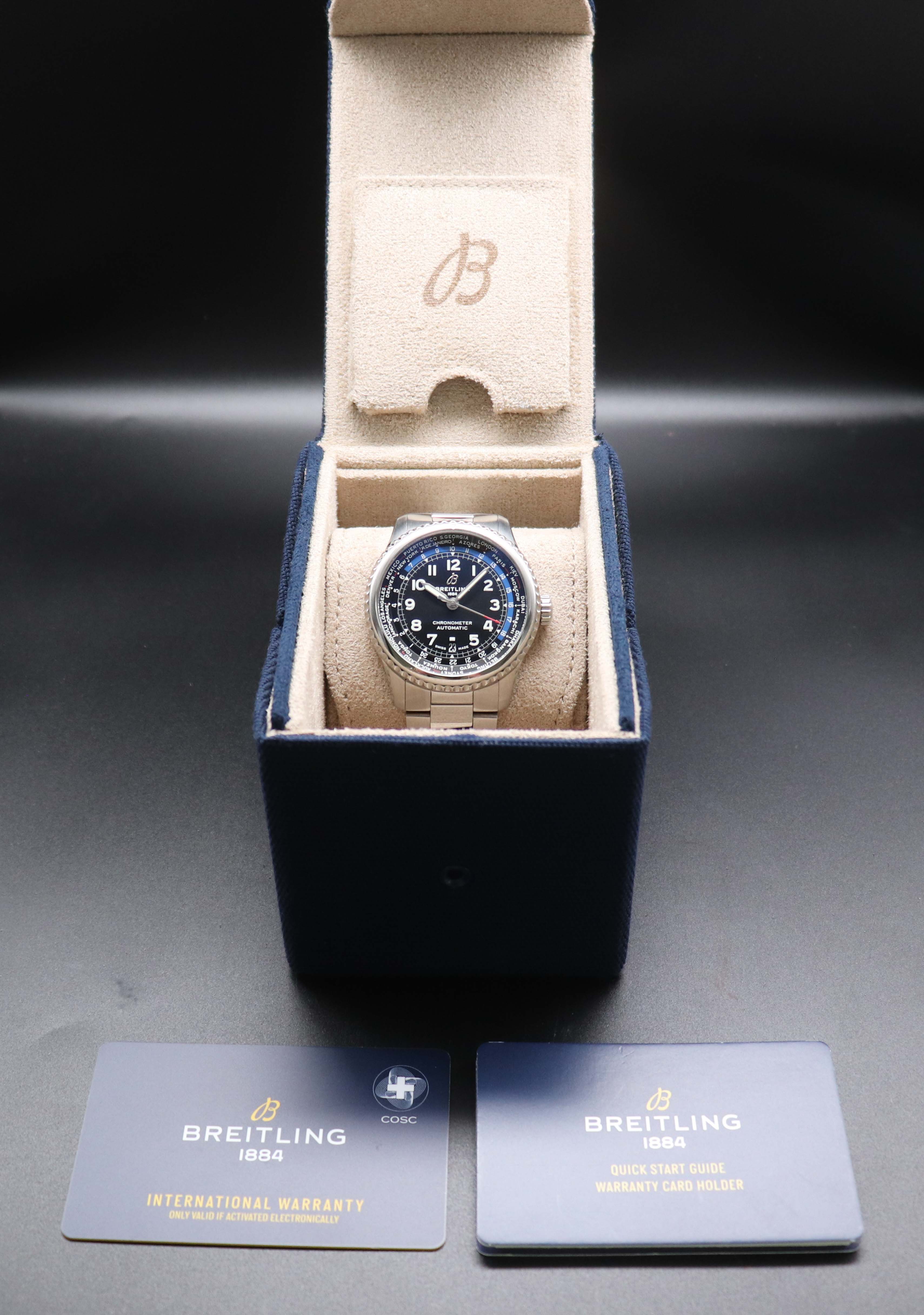 Breitling Navitimer 8 B35 Unitime AB3521 FULLSET 2026 Box + PAPERS
