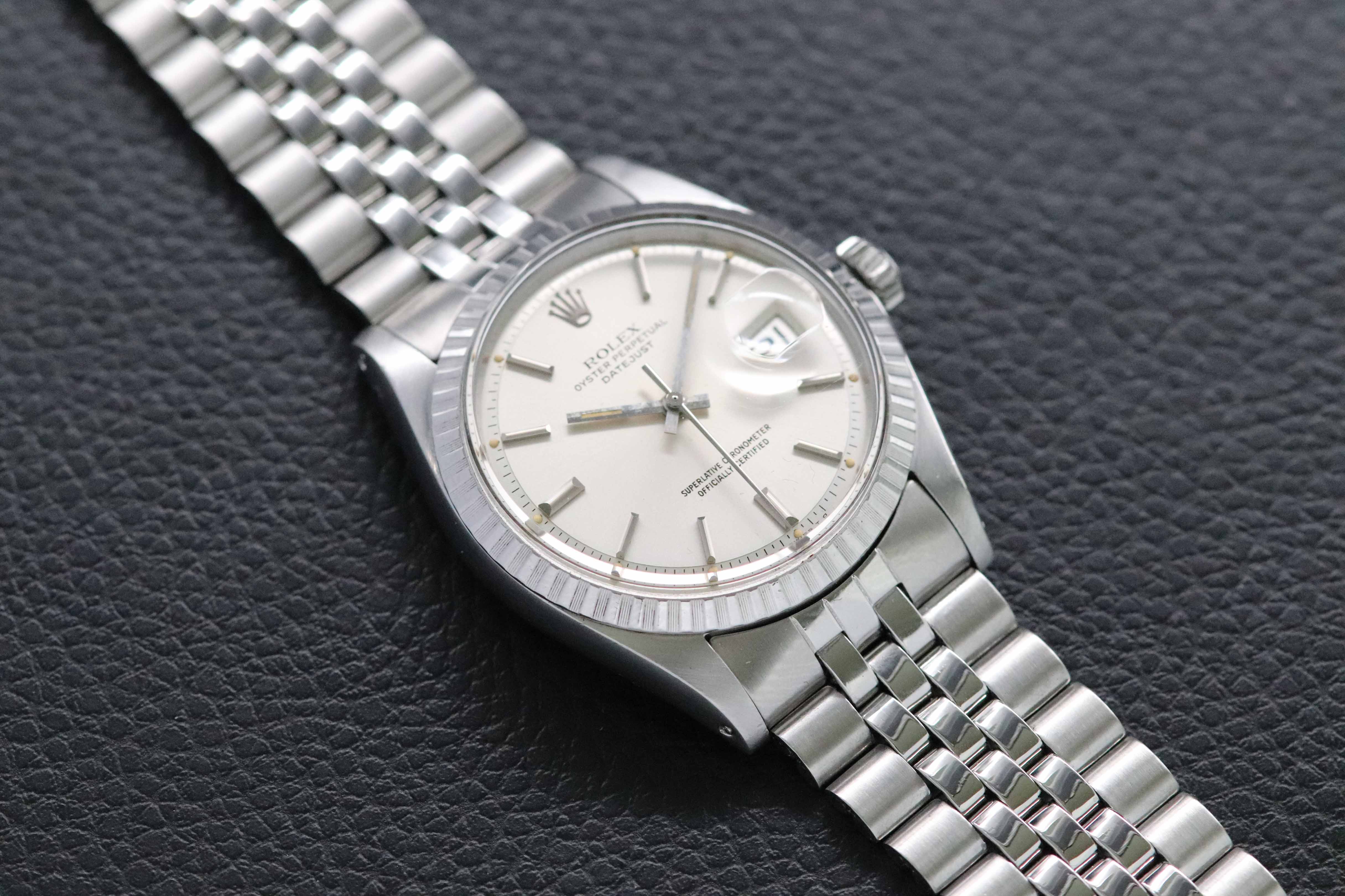 Rolex Datejust 1603 Esfera Plata 1973