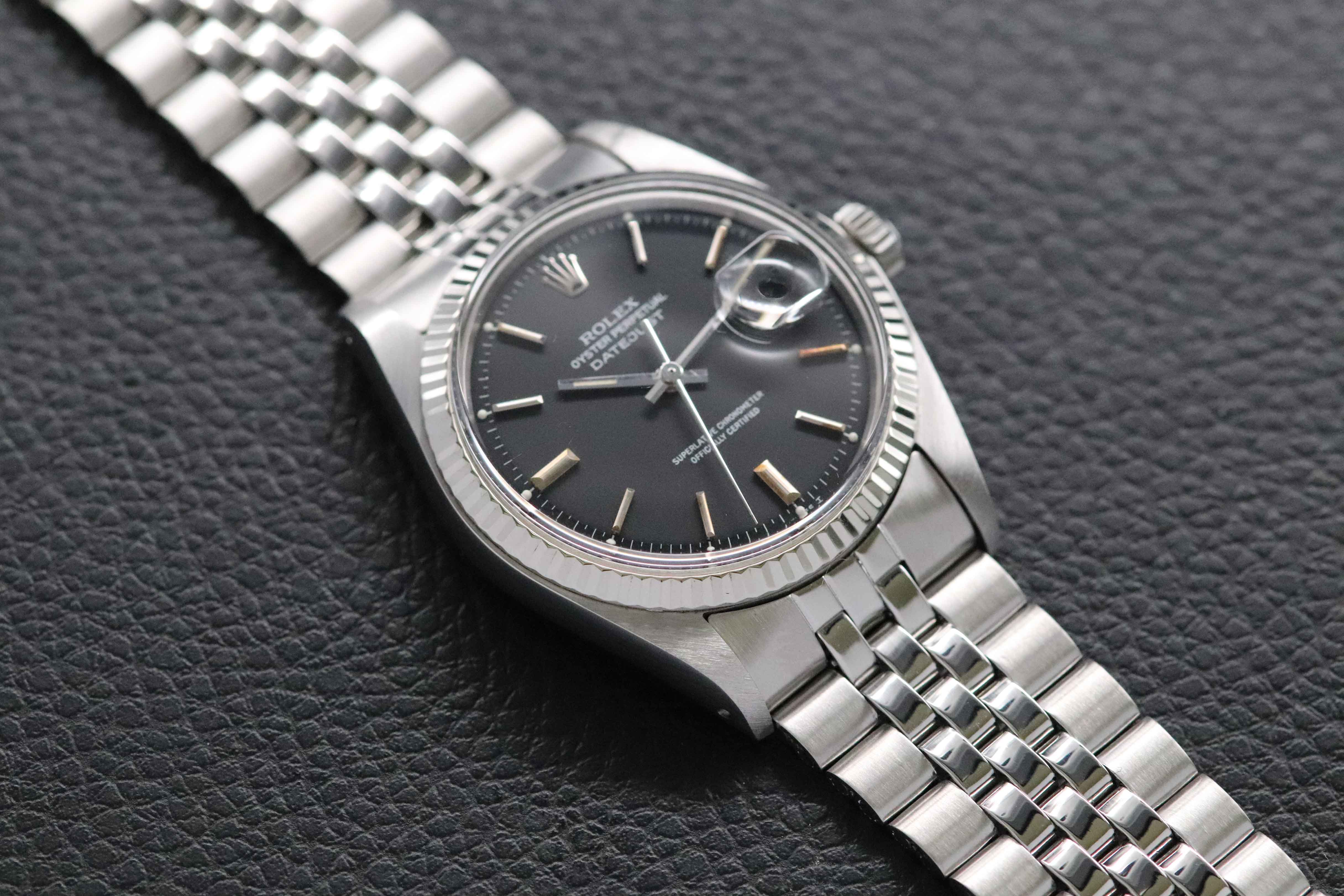 Rolex Datejust 1601 Quadrante Nero 1976