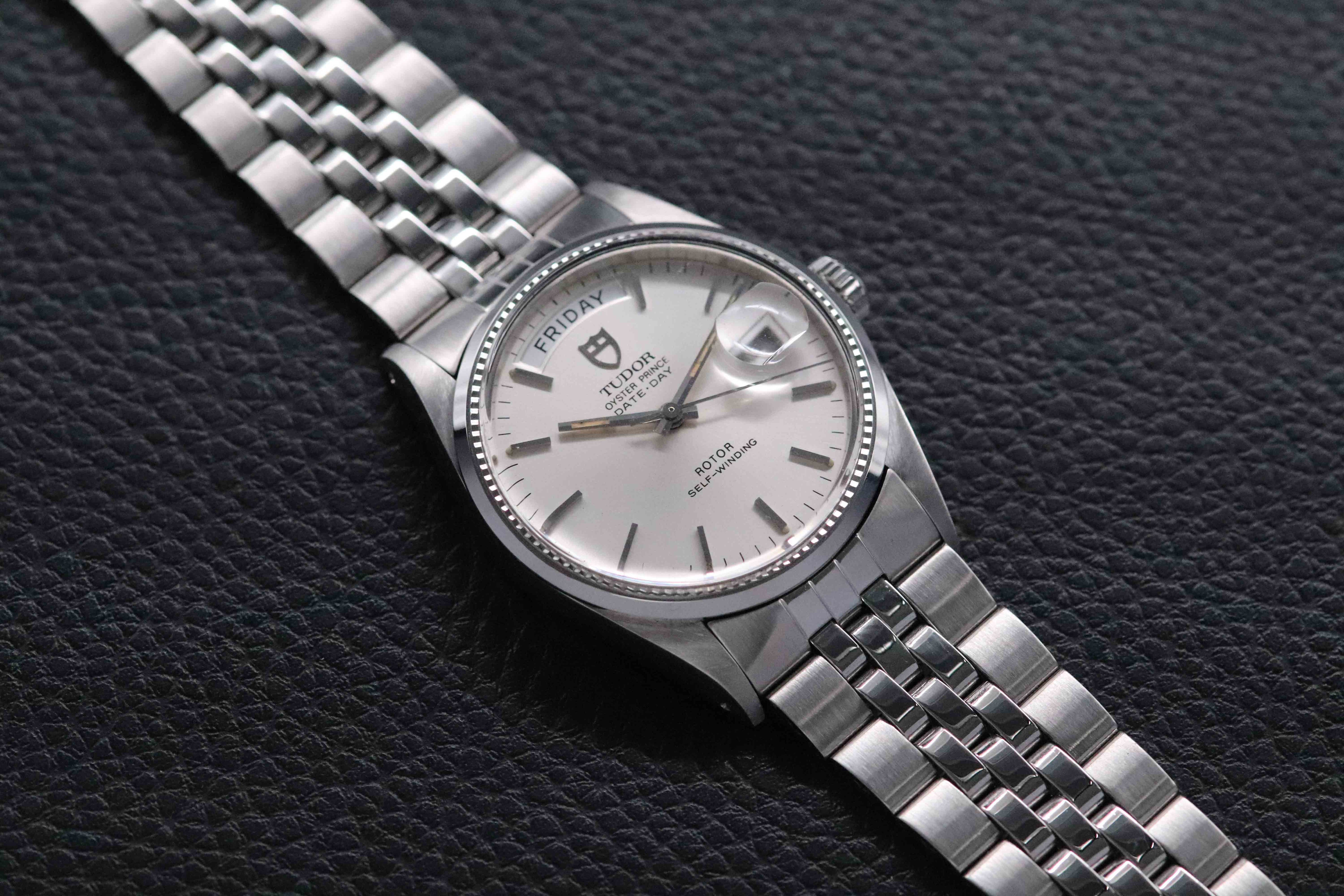 Tudor Prince Date-Day 94710 Silver Dial 1989
