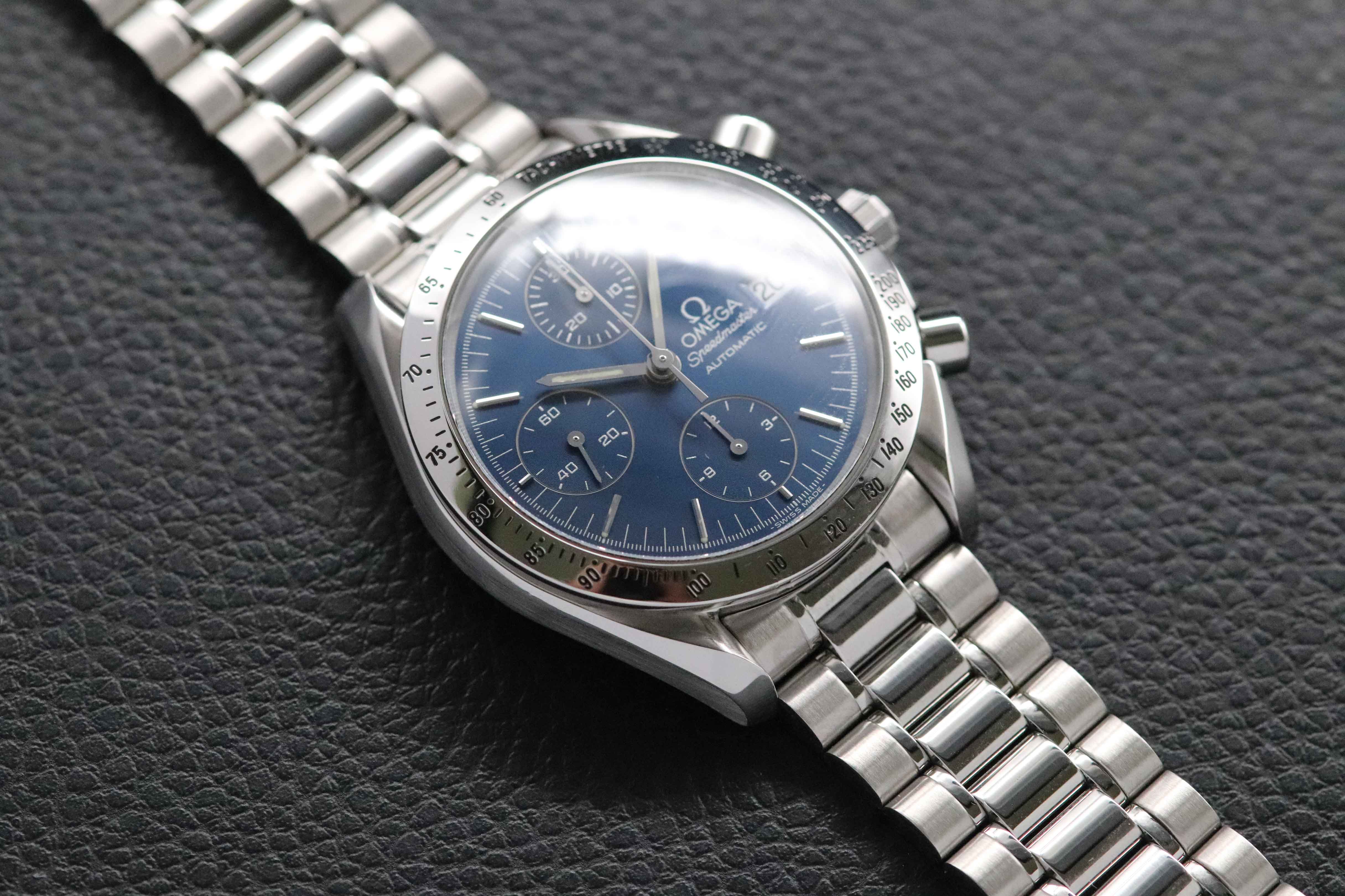 Omega Speedmaster Date 3511.80 Blue Dial 1998