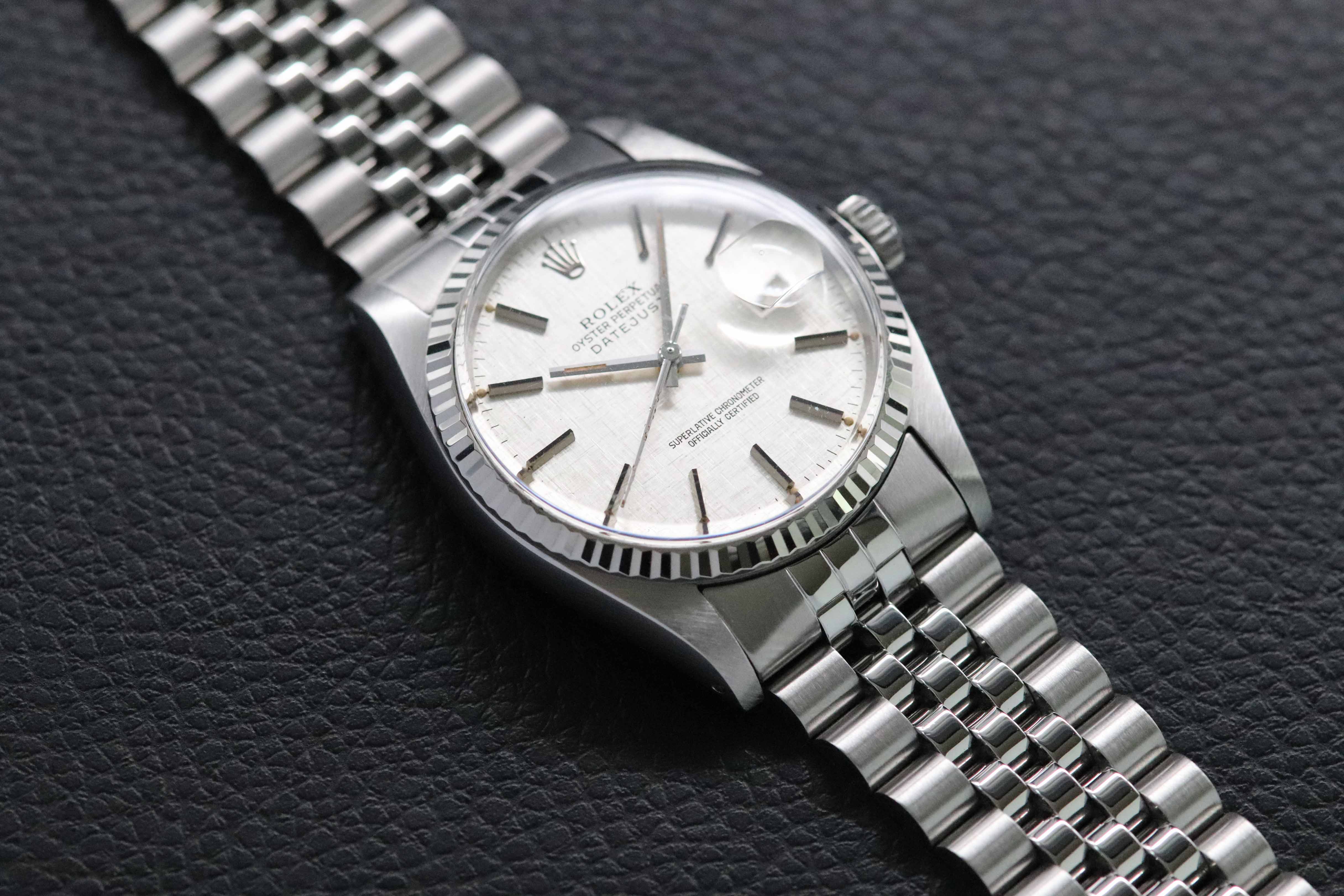Rolex Datejust 16014 Silver Linen Dial 1979