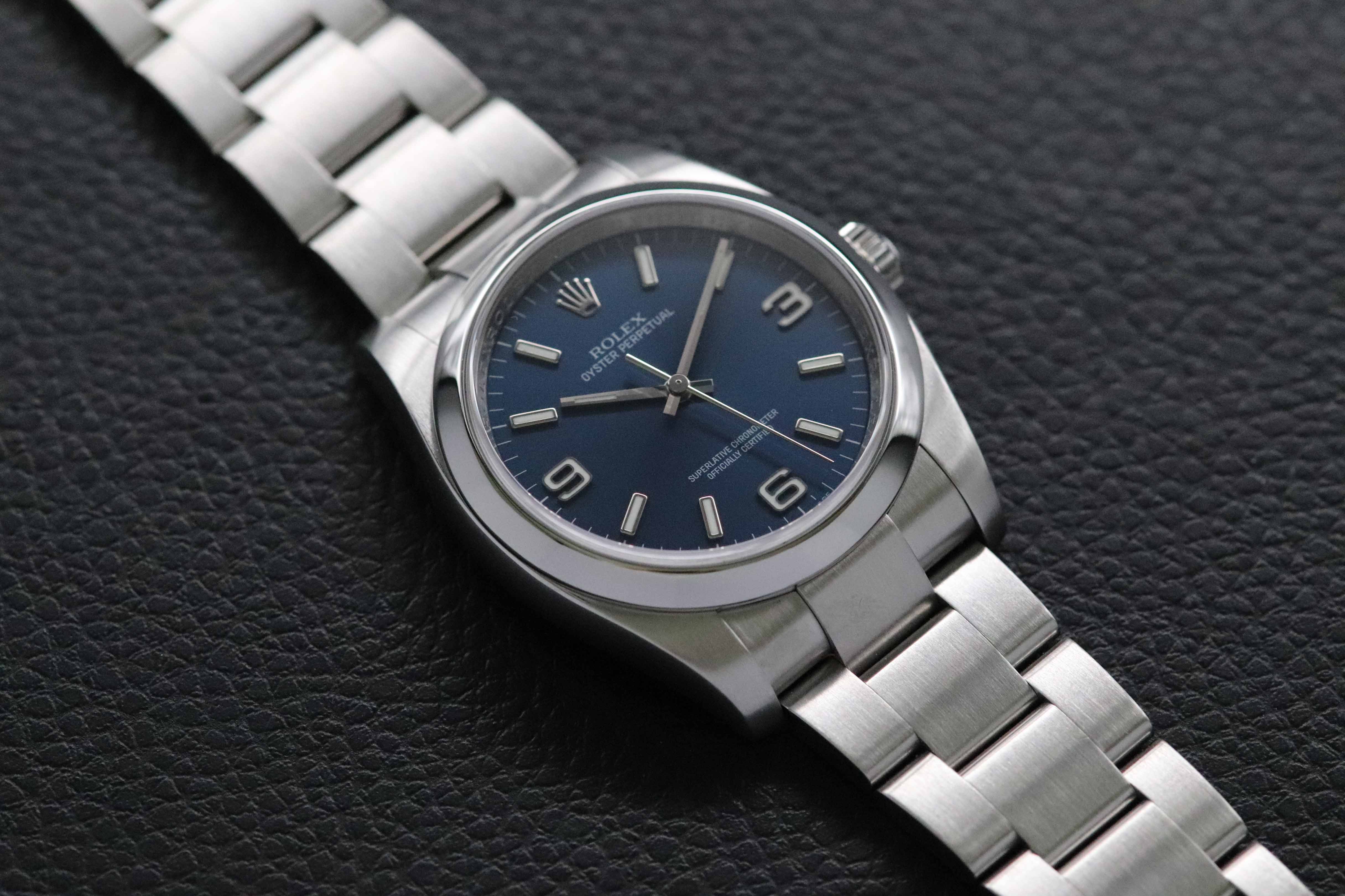 Rolex Oyster Perpetual 116000 Blue Explorer Dial 2009