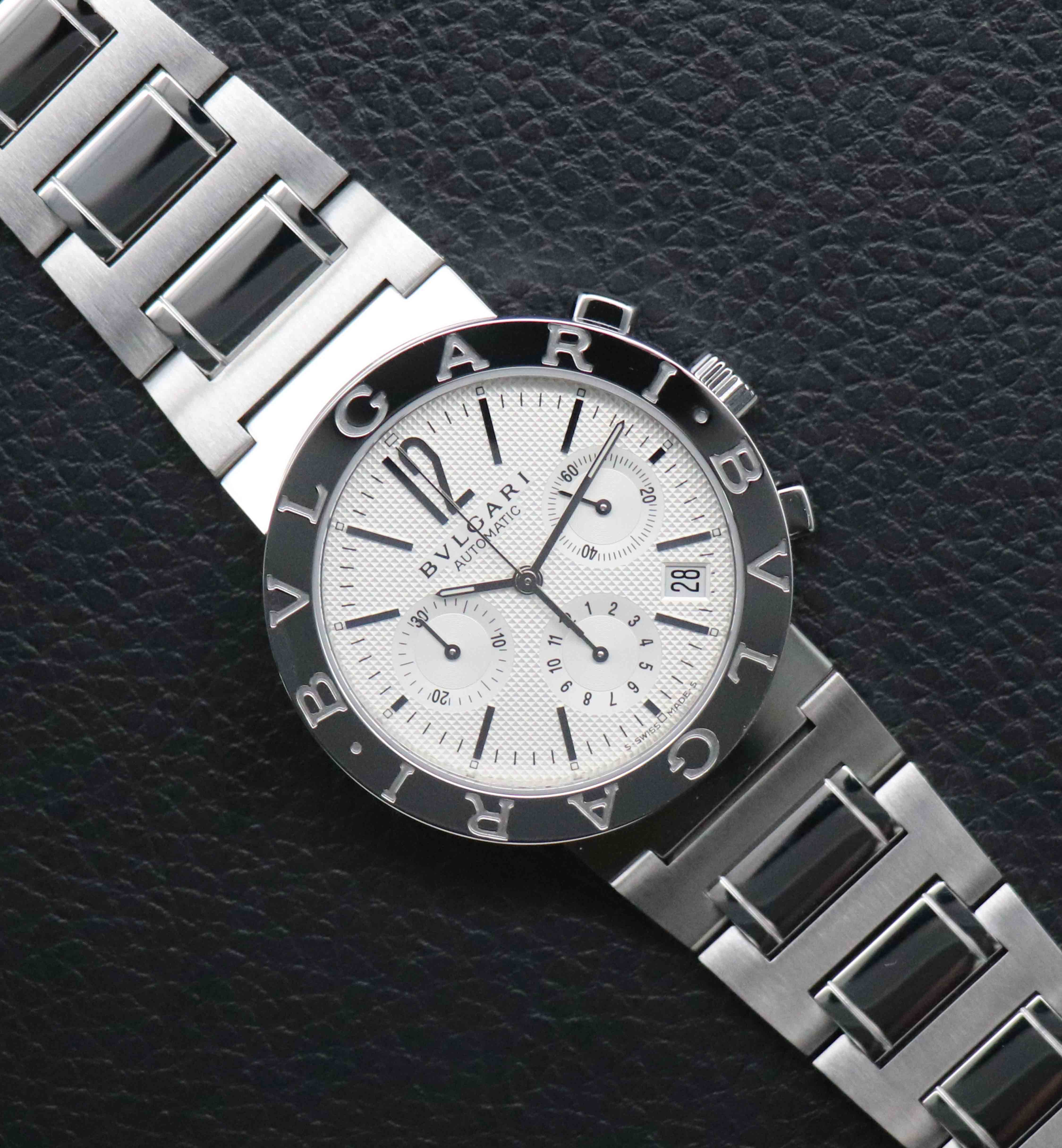 Bulgari Bulgari BB38SSCH Fullset 2015 Box+Papers