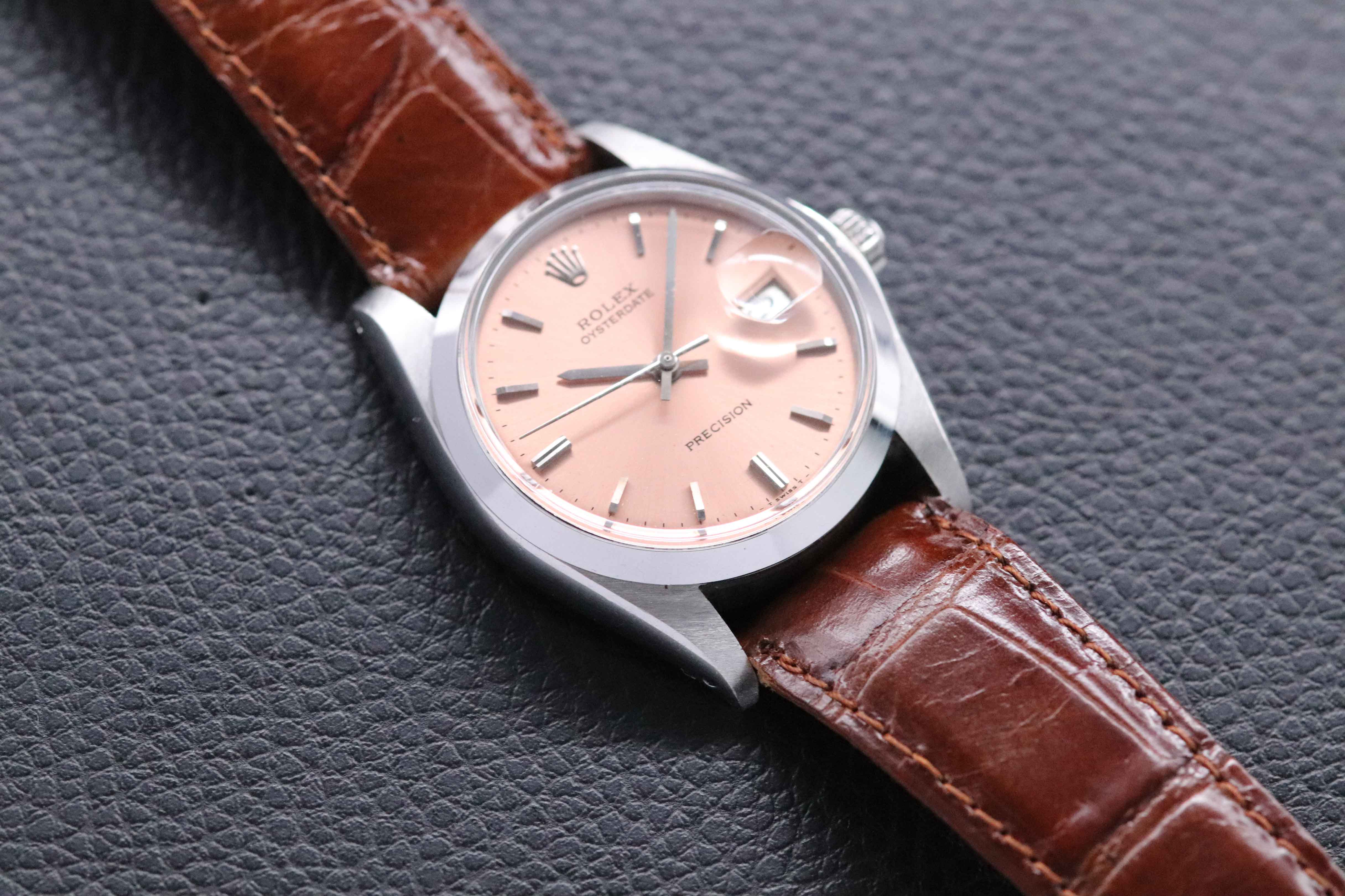 Rolex Oysterdate 6694 with Pink Dial, 1980