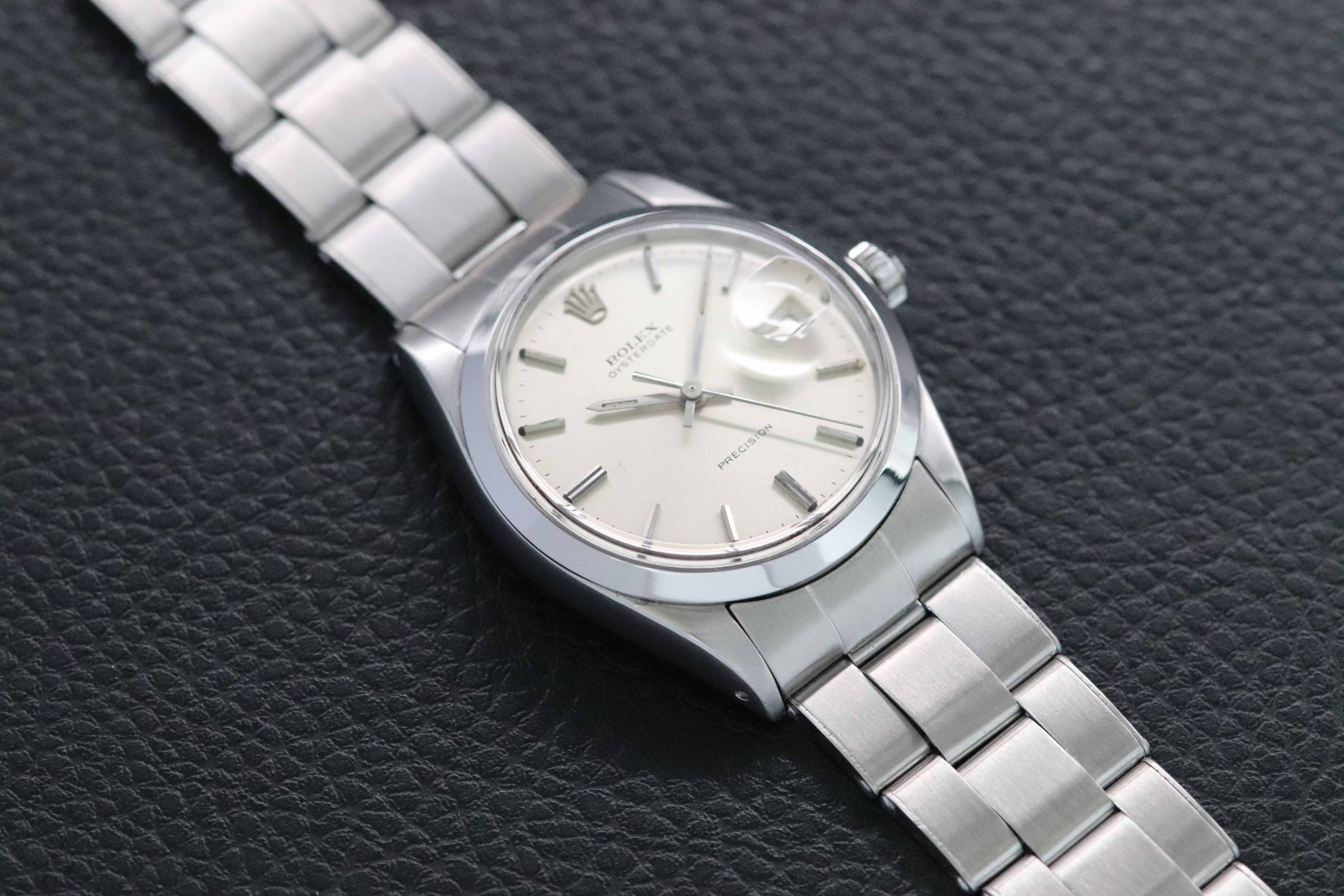 Rolex Oysterdate 6694 Silver Dial 1973