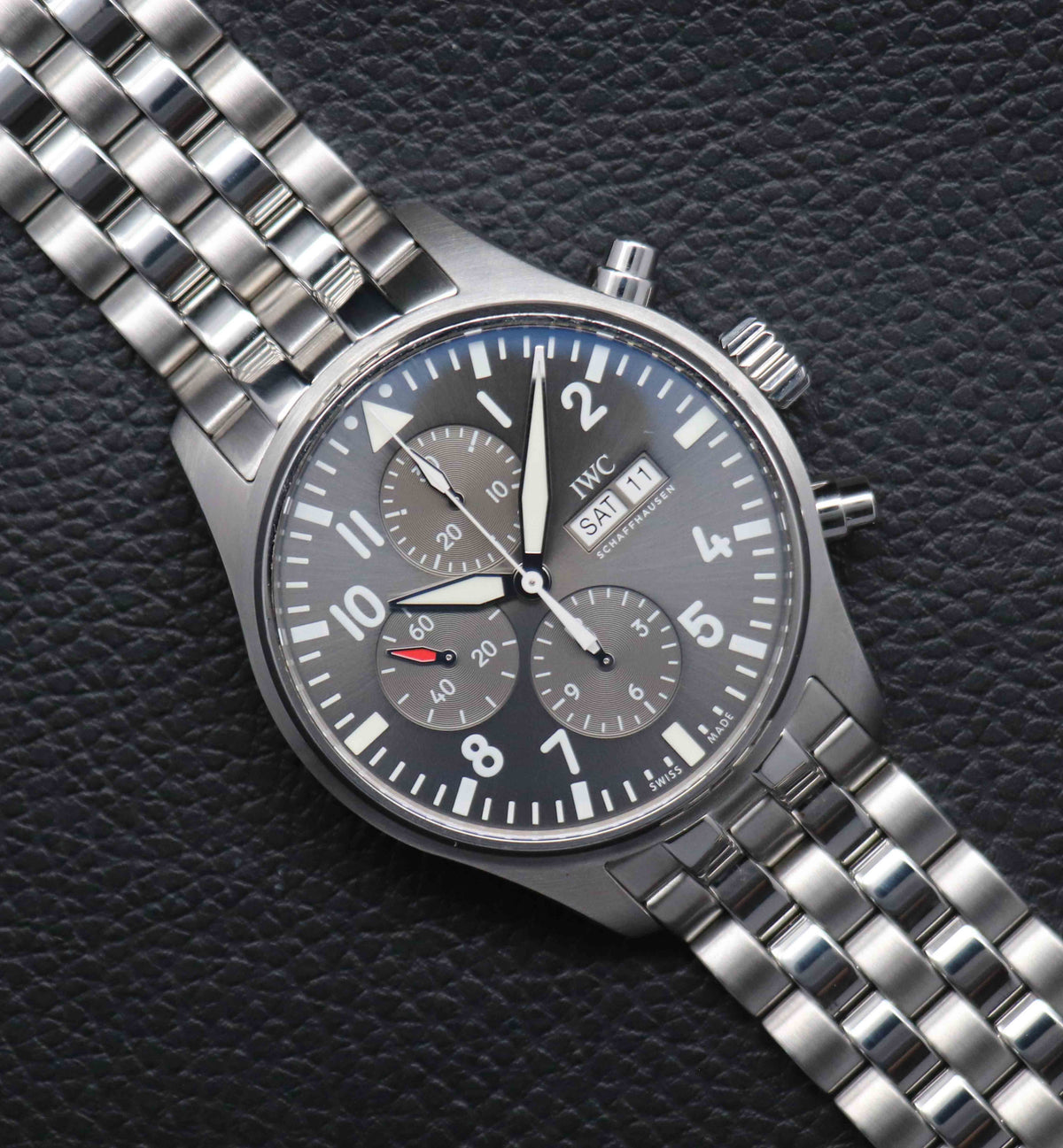 IWC Fliegeruhr Chronograph IW377719 Fullset 2020 Box+Papers