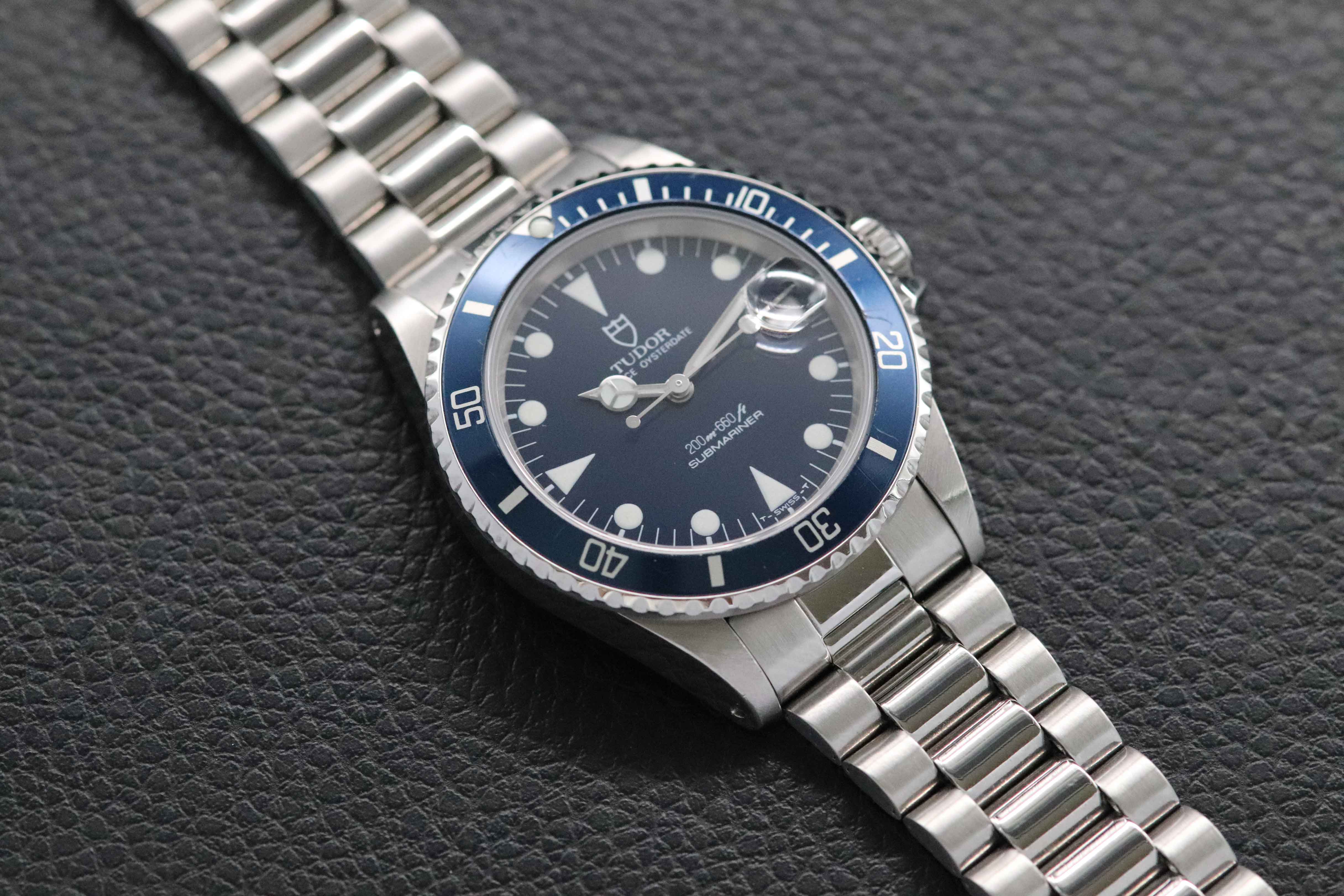 Tudor Submariner 75090 Blue Dial 1990