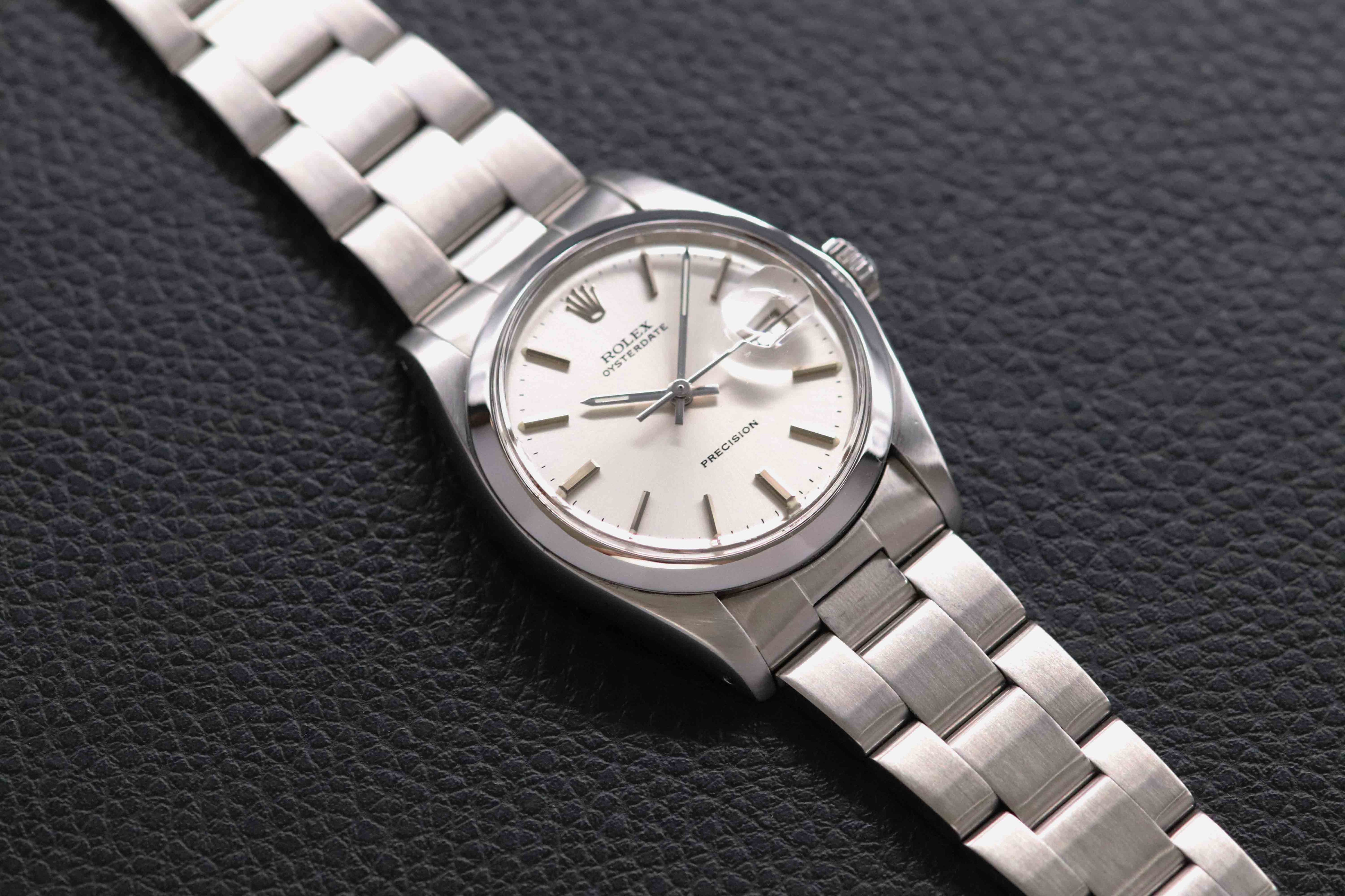Rolex Oysterdate Precision 6694 Silver Dial 1982