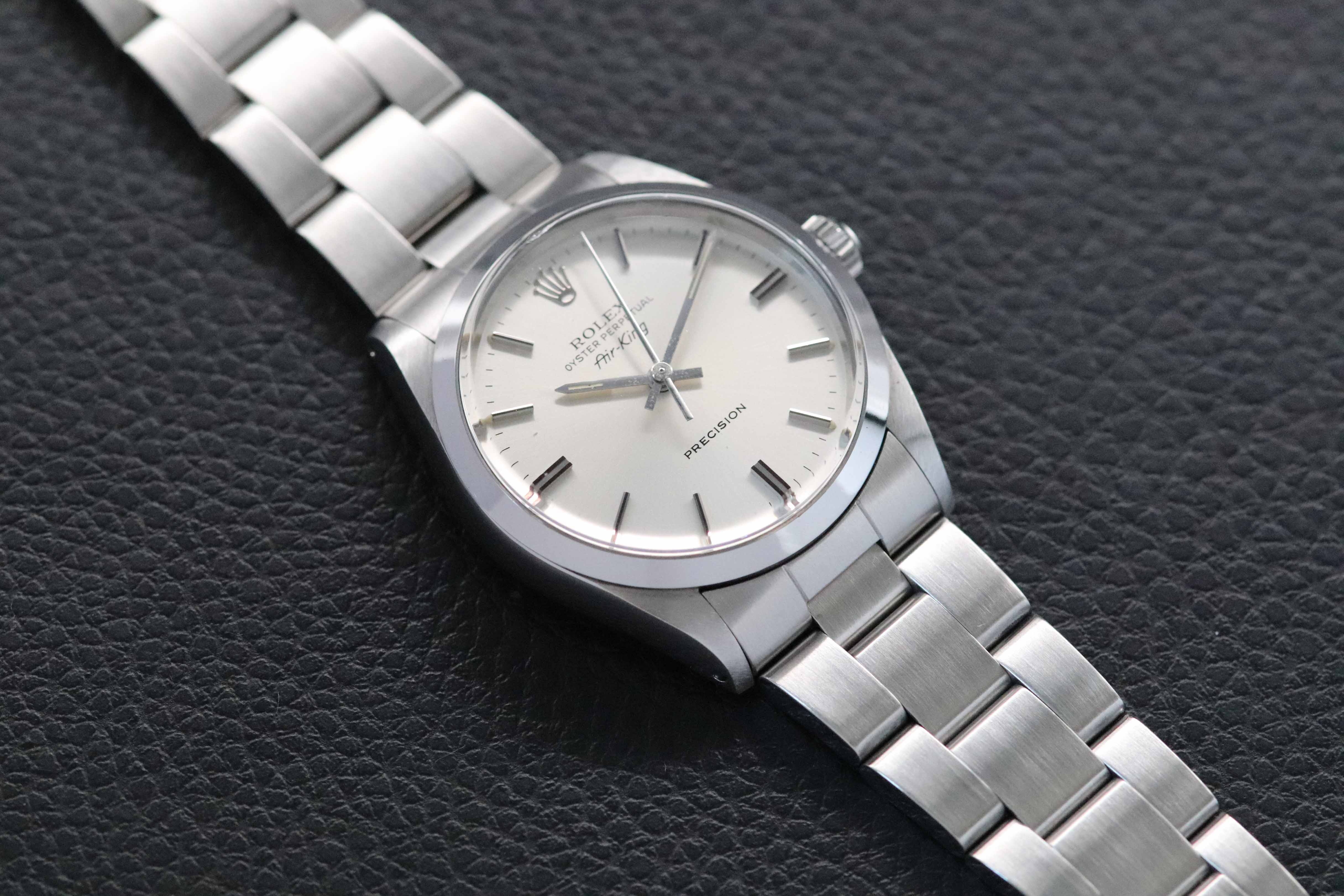 Rolex Air-King 5500 Silver Dial 1988
