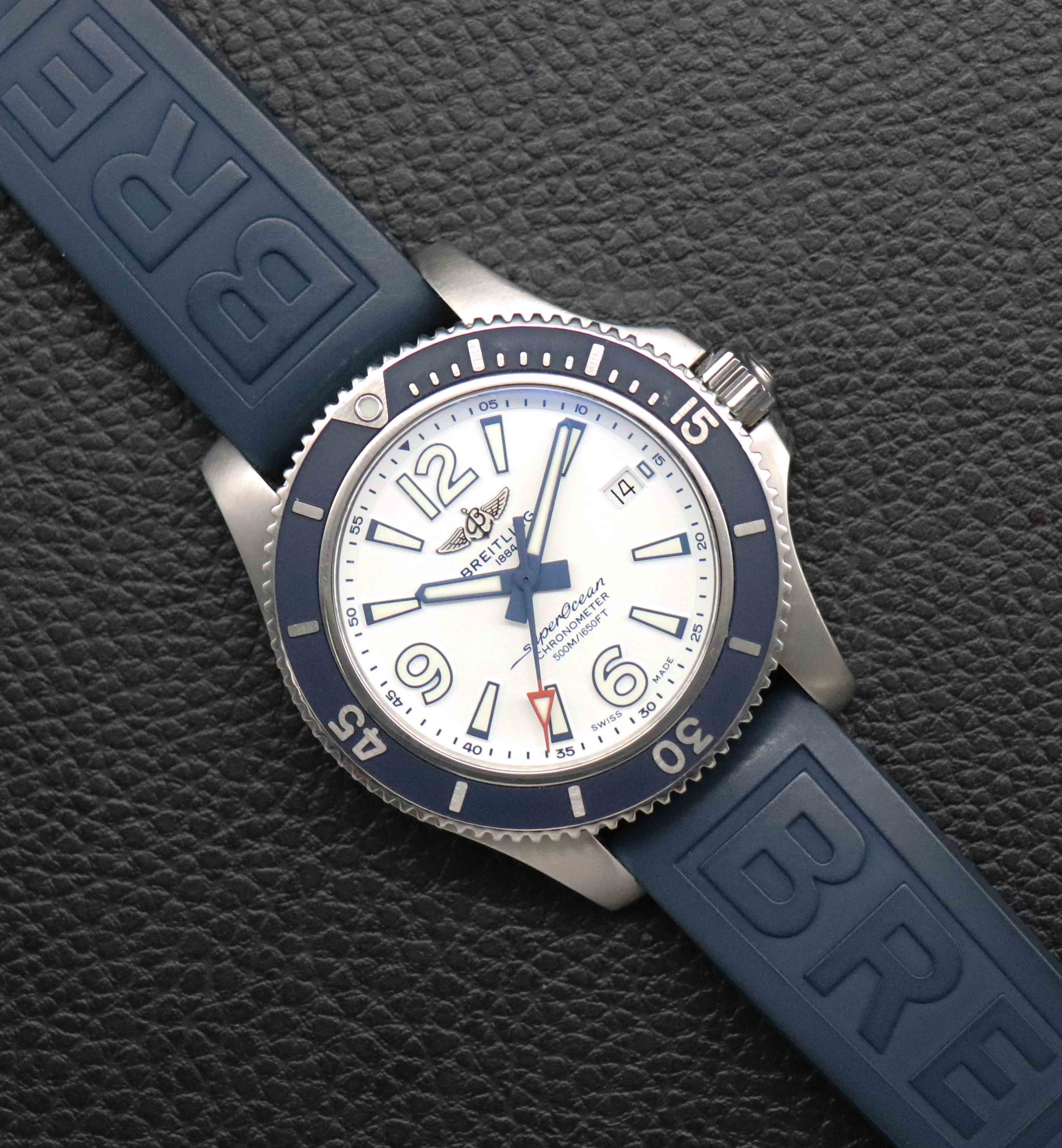 Breitling Superocean 42 A17366 Blue Papers 2020