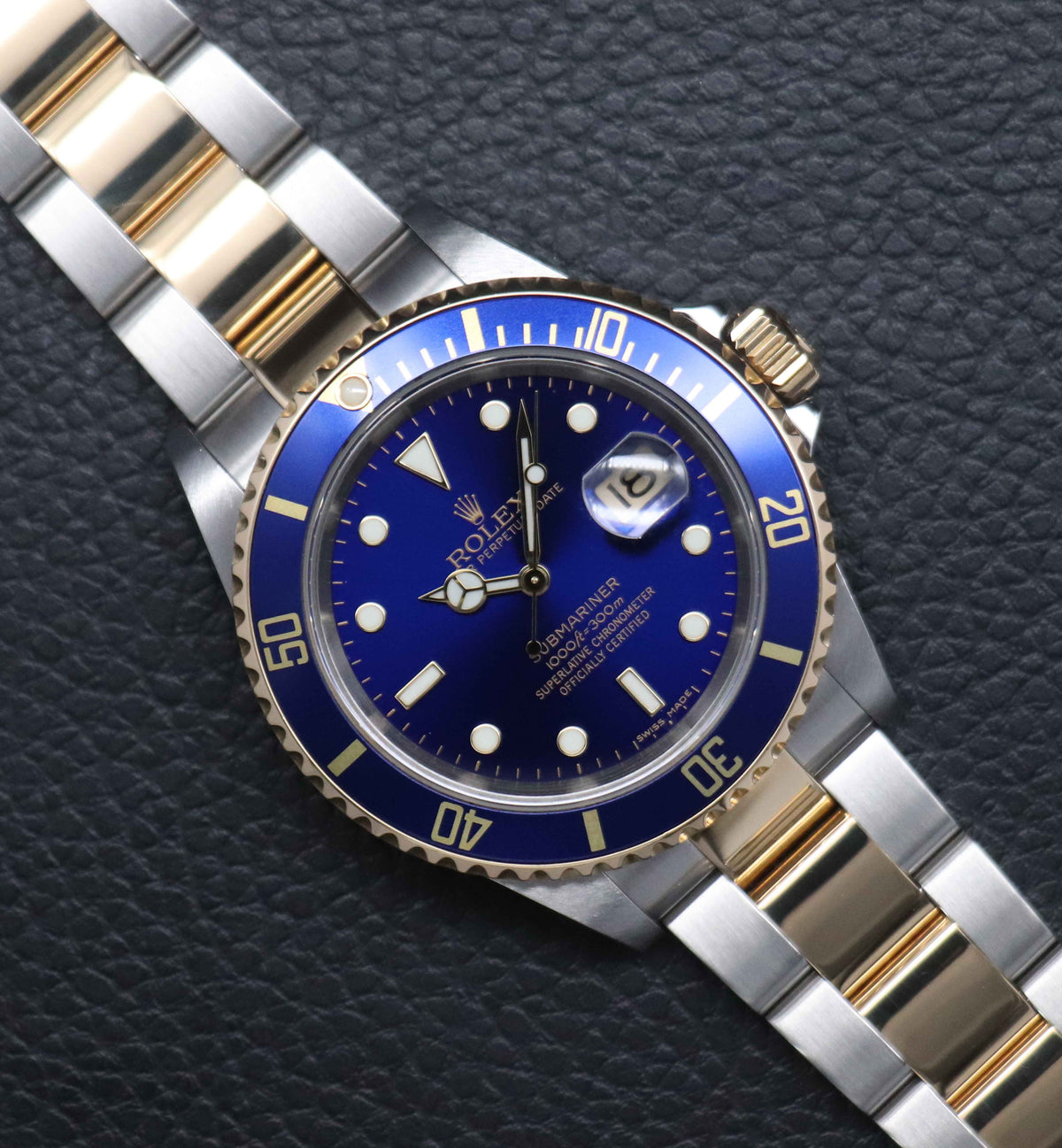 Rolex Submariner Date 16613LB Fullset 2008 Box+Papers