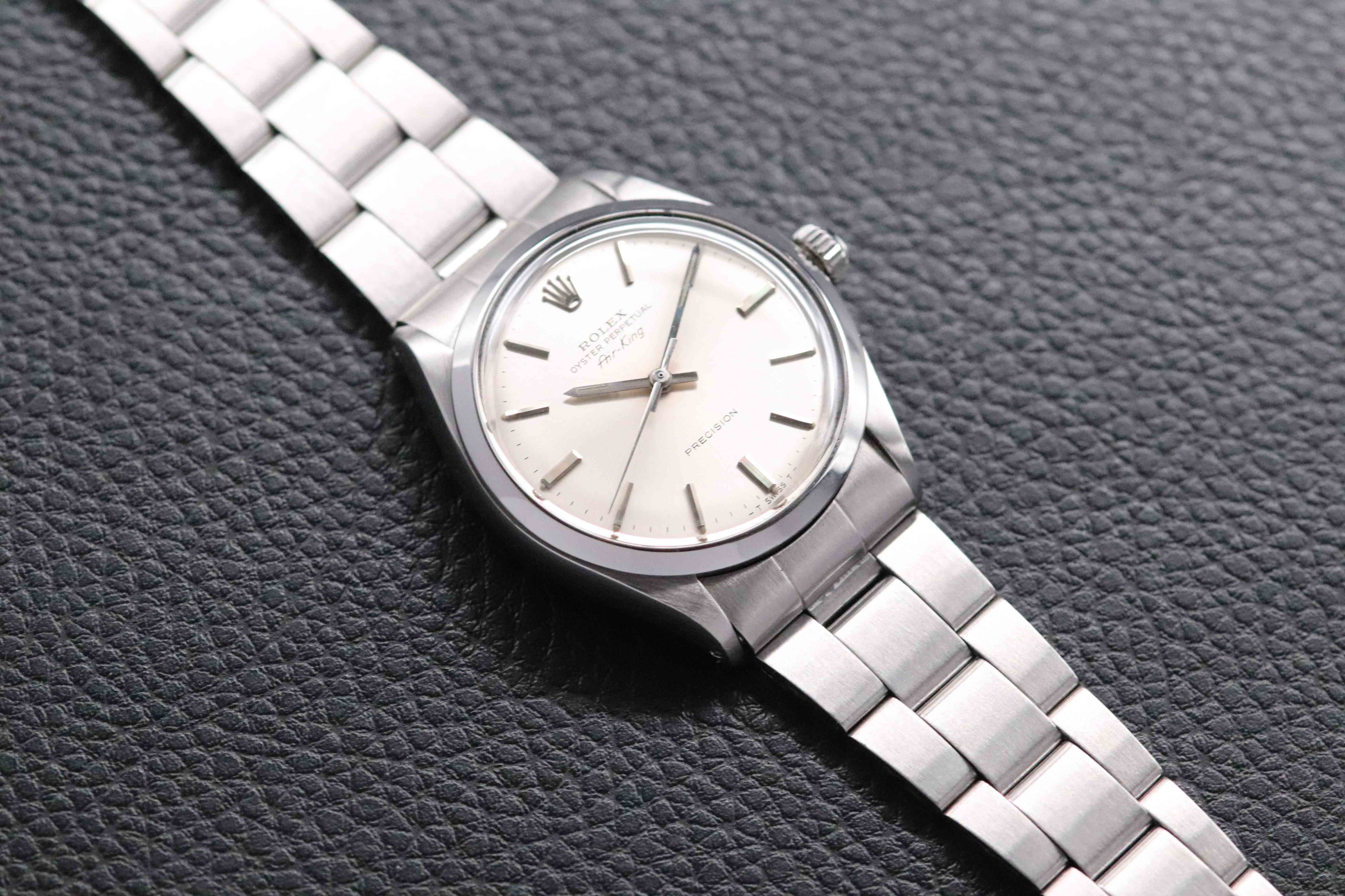 Rolex Air-King 5500 Silver Dial 1971