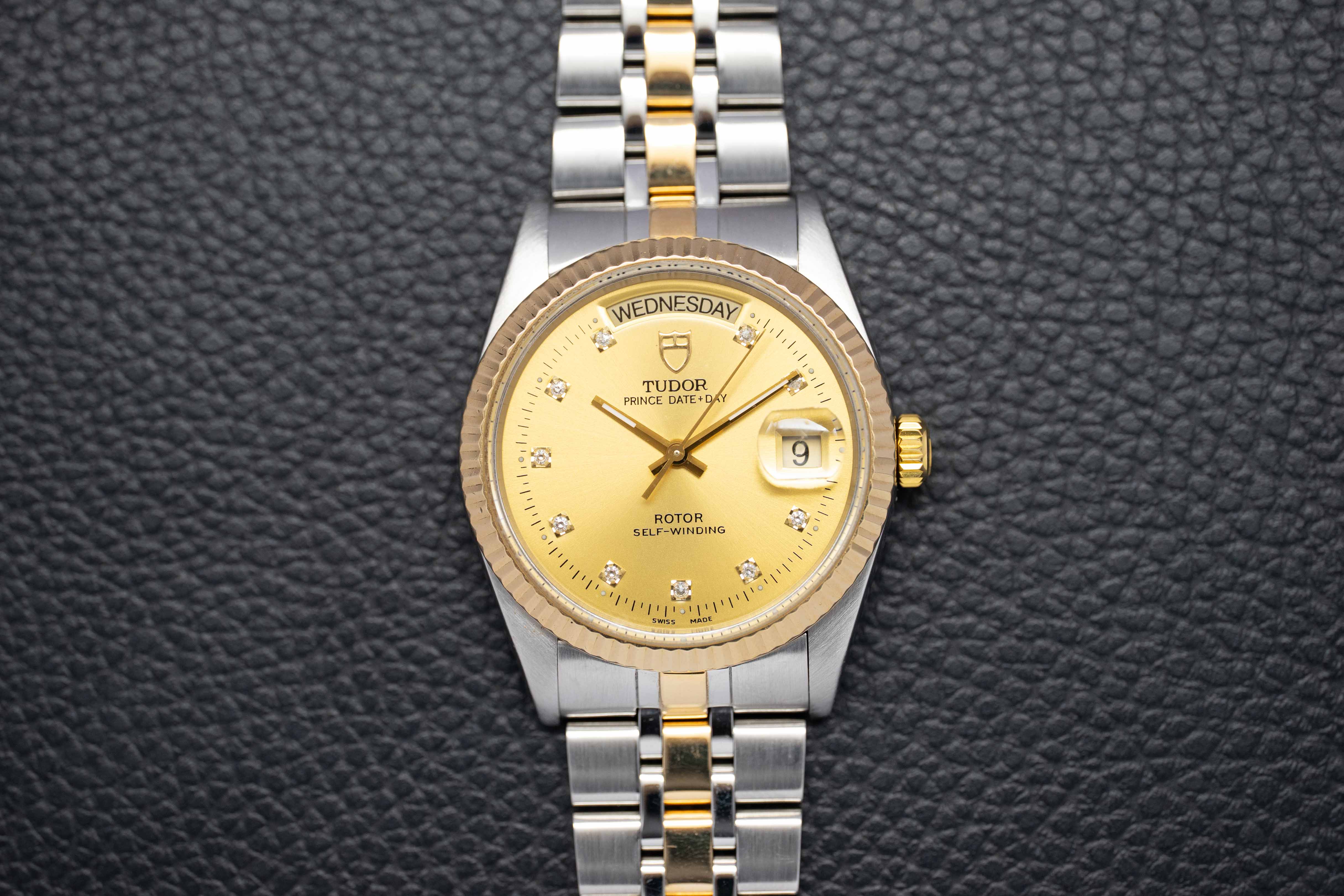 Tudor Prince Day Date 76213 Diamonds 2001
