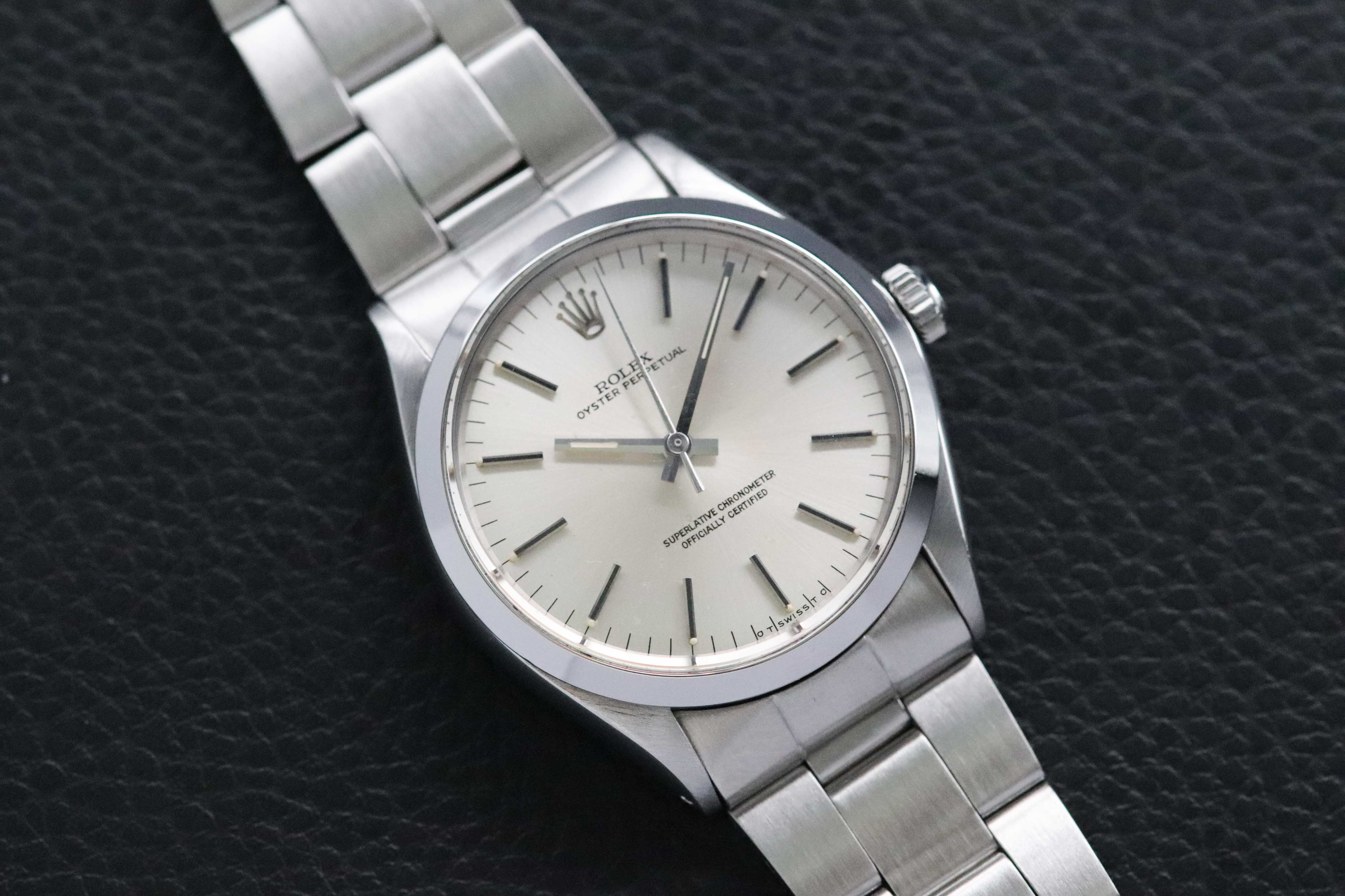 Rolex Oyster Perpetual 1002 Silver Dial 1973