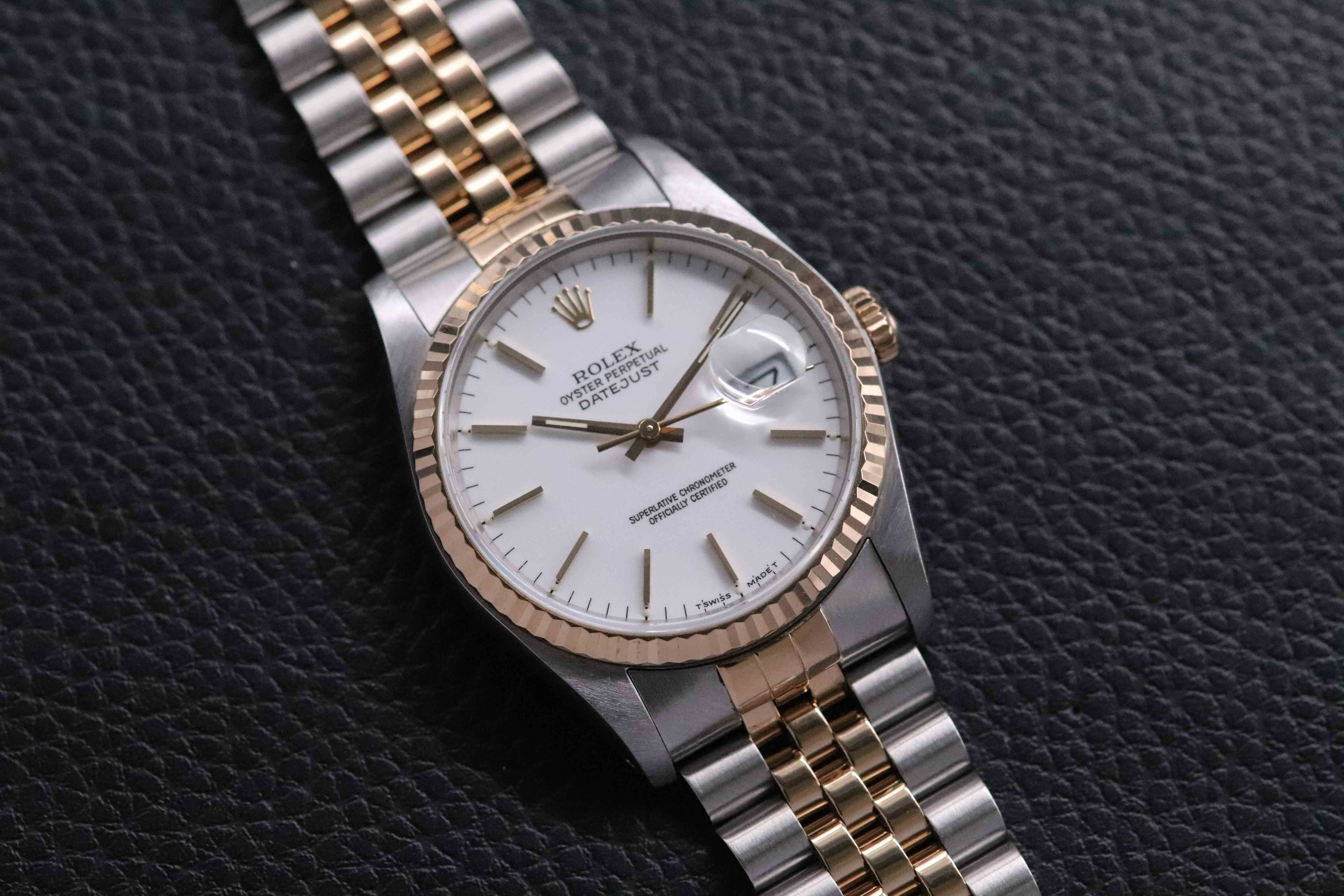 Rolex Datejust 16233 White Dial 1988