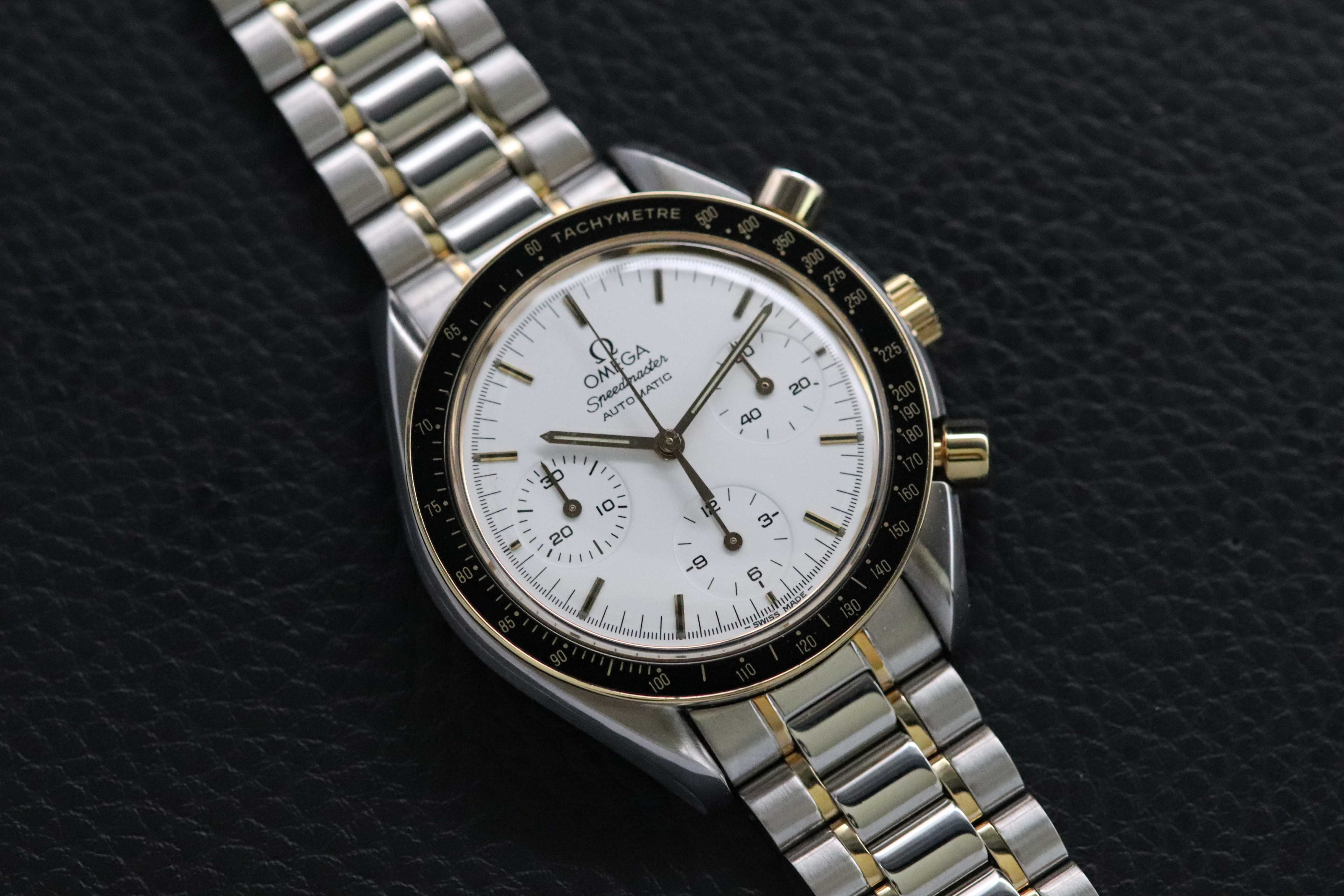 Omega Speedmaster Reduced 3310.20 White Dial 1989