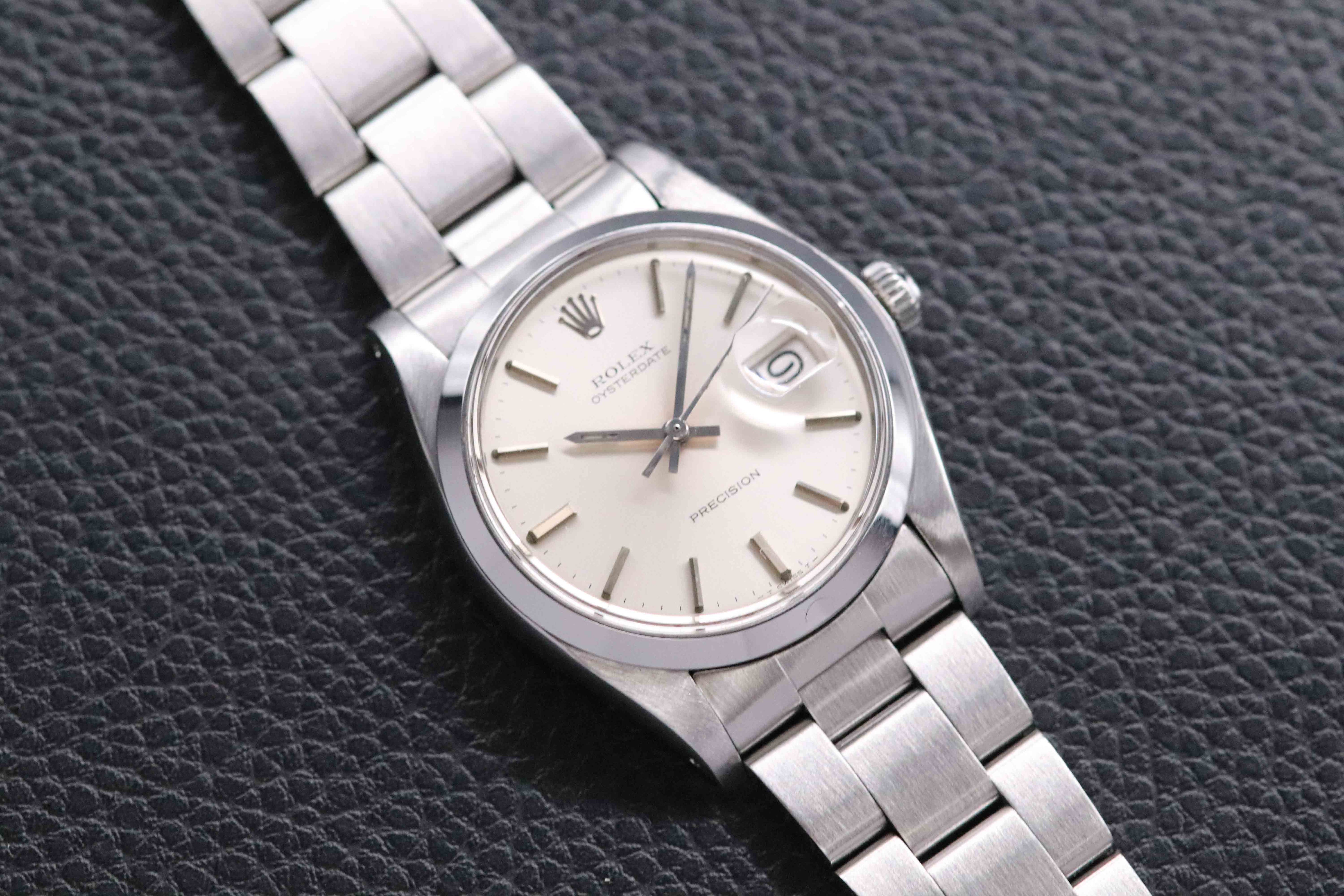 Rolex Oysterdate Precision 6694 Silver Dial 1981