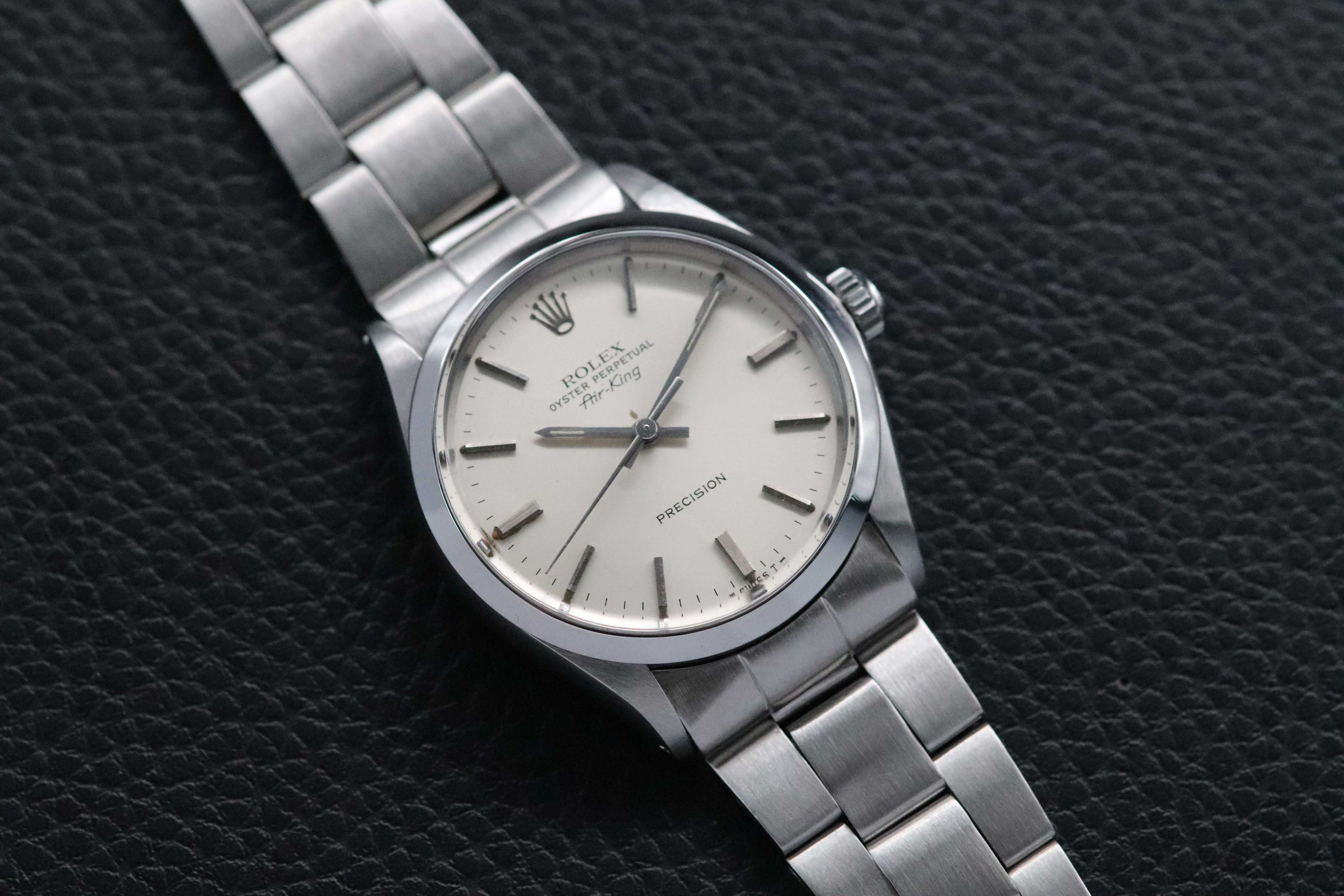 Rolex Air-King 5500 Silver Dial 1977