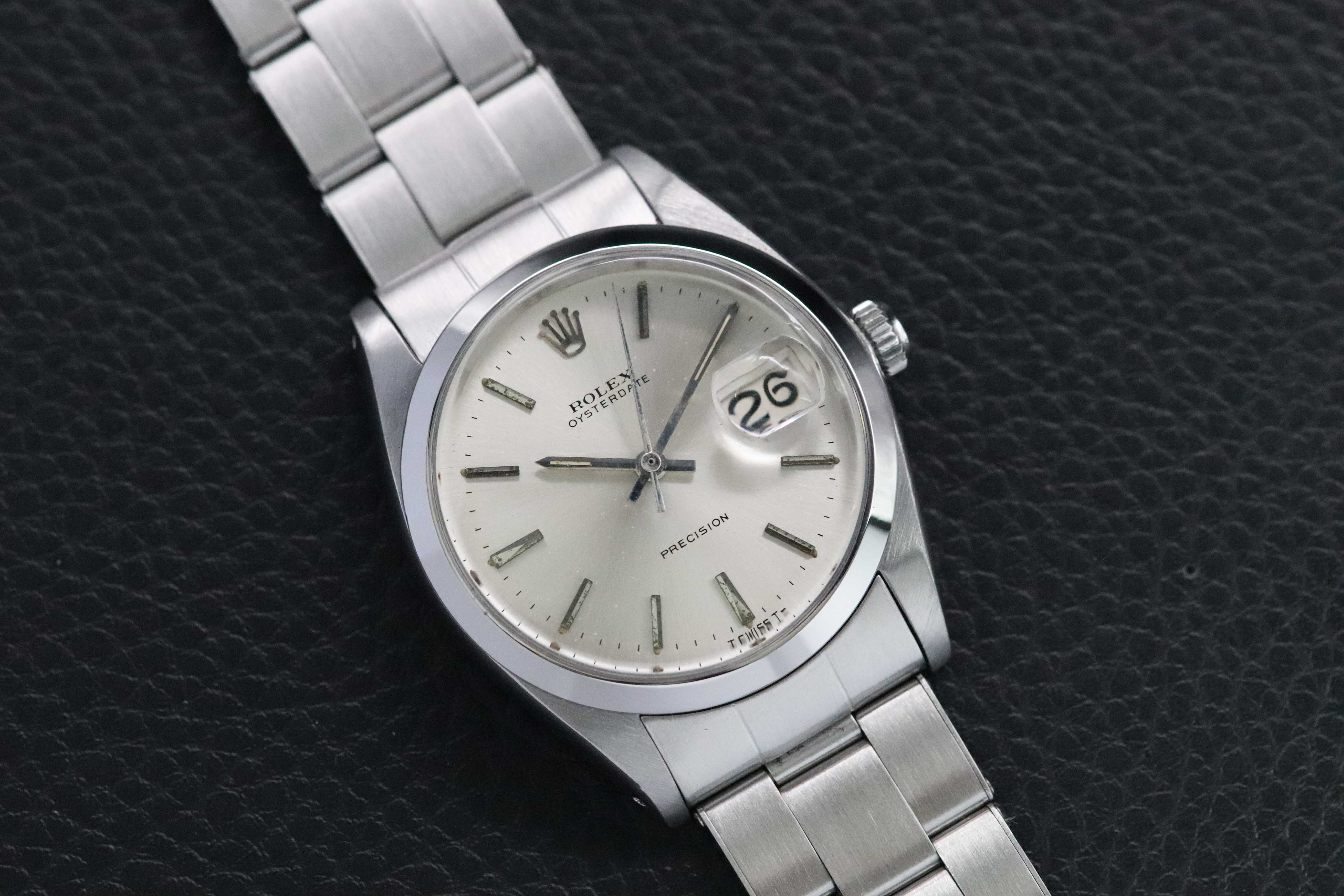Rolex Oysterdate 6694 Quadrante argento 1964