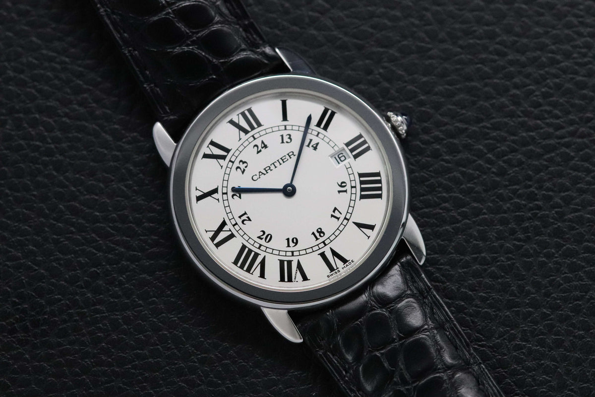 Cartier Ronde Solo W6700255 Silver Dial 2013