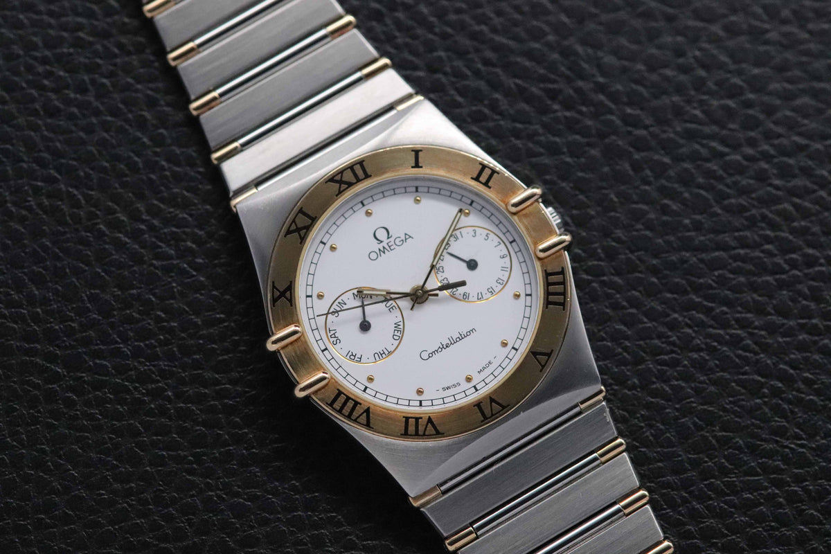 Omega Constellation Manhattan 1320.20 White Dial 1996