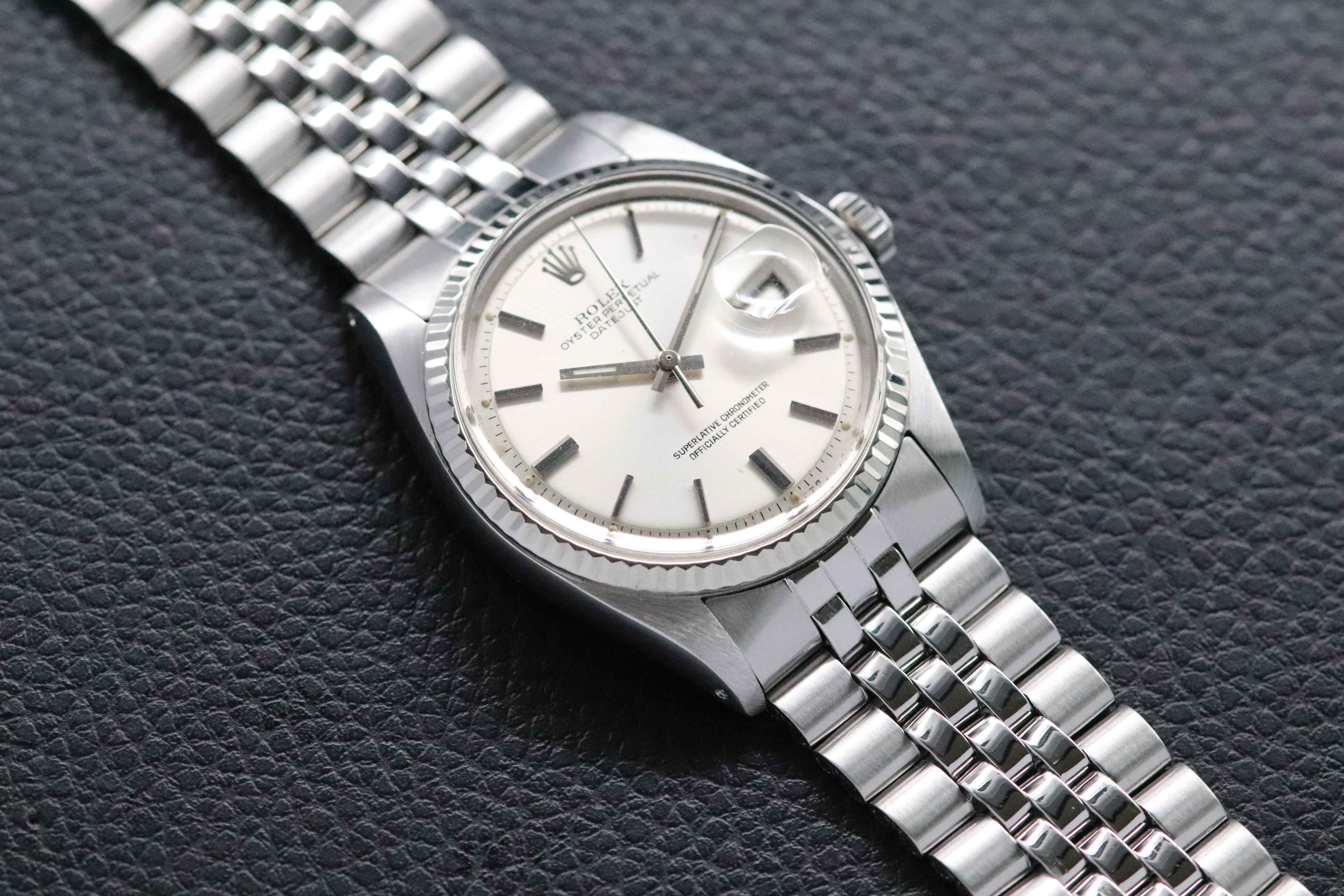Rolex Datejust 36 1601 Complete Set 1975 Box + Papers