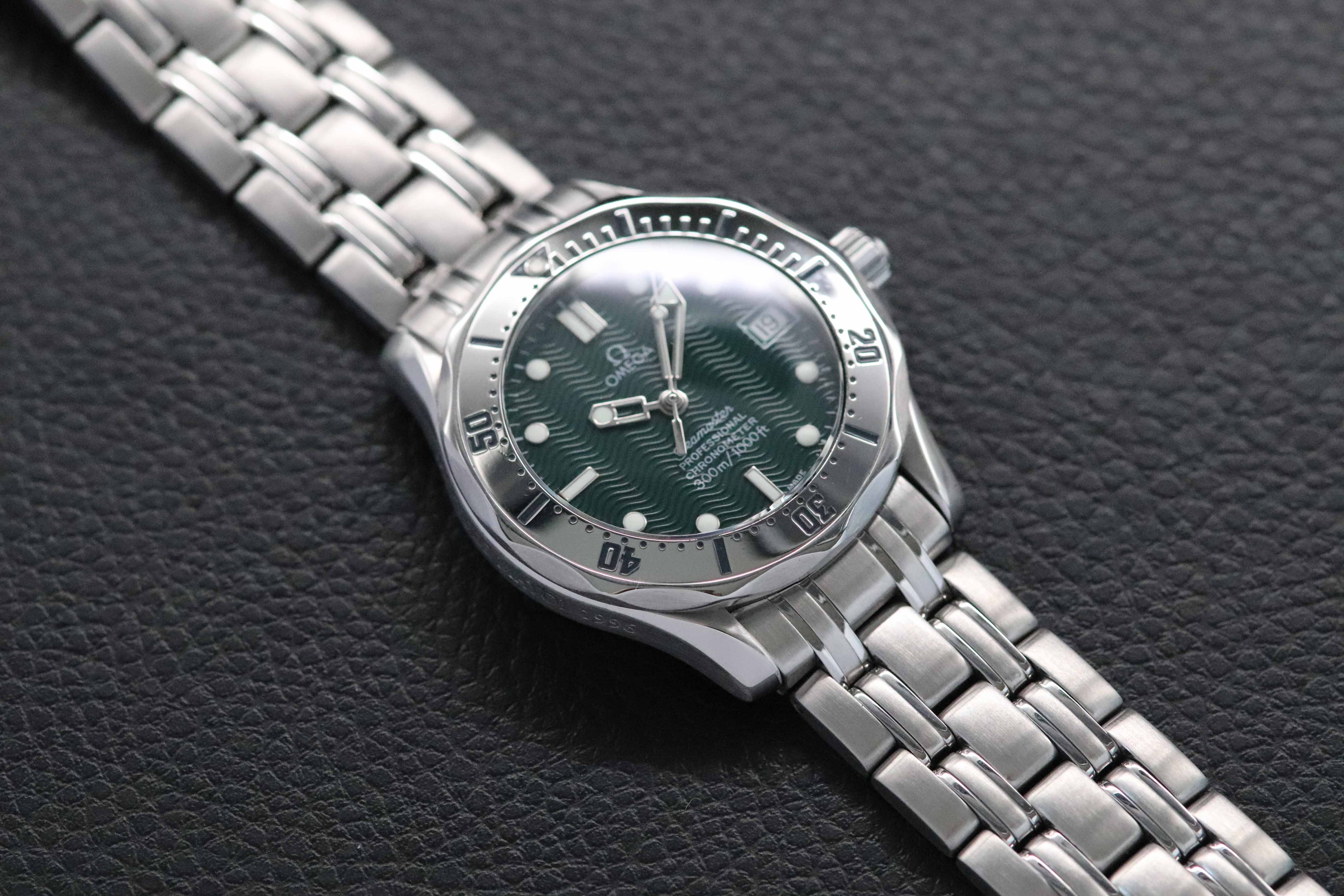 Omega Seamaster 300 2553.41 Jacques Mayol Green Fullset 1999 Box+Papers