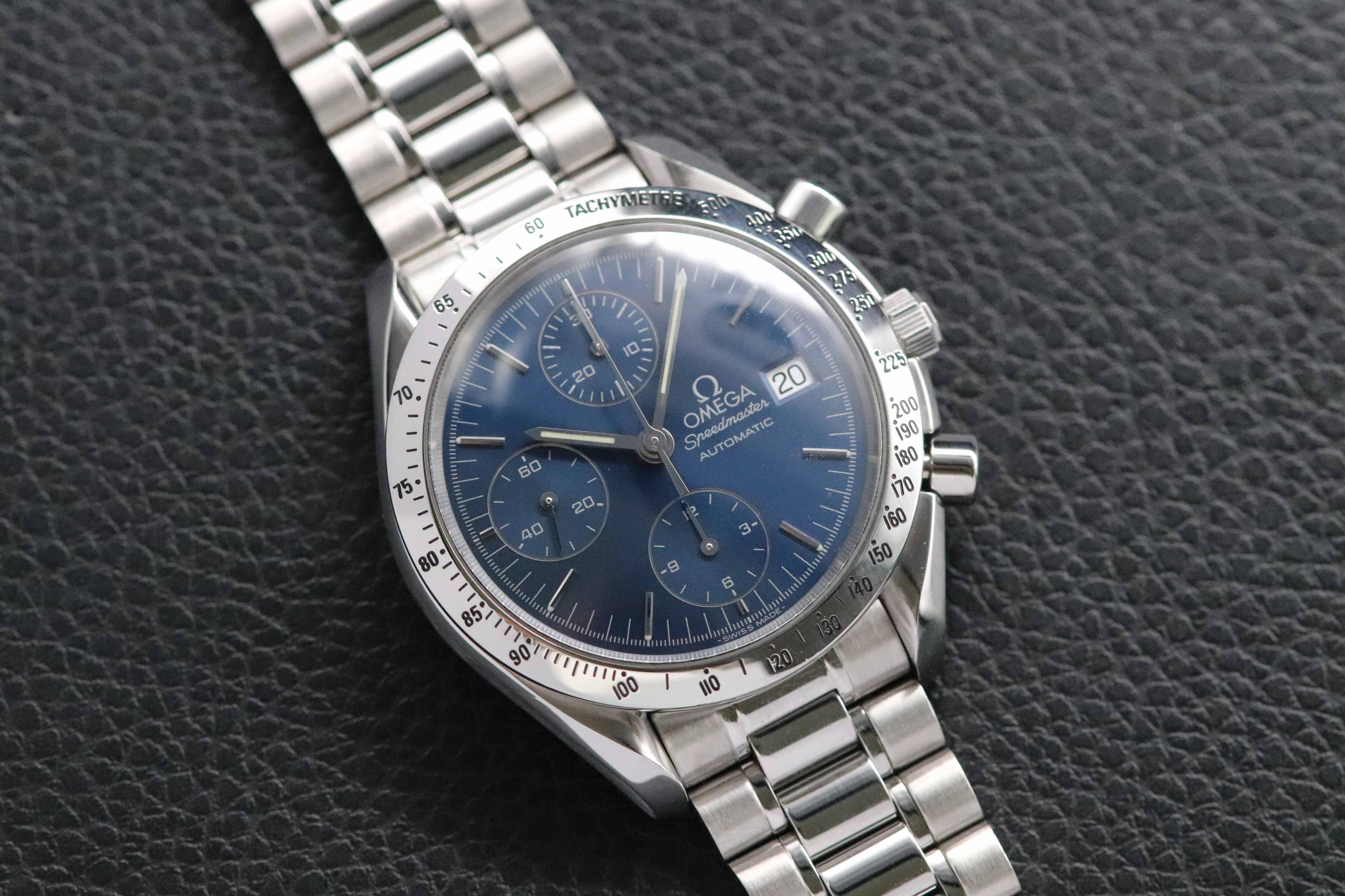 Omega Speedmaster Date 3511.80 Blue Dial 1998