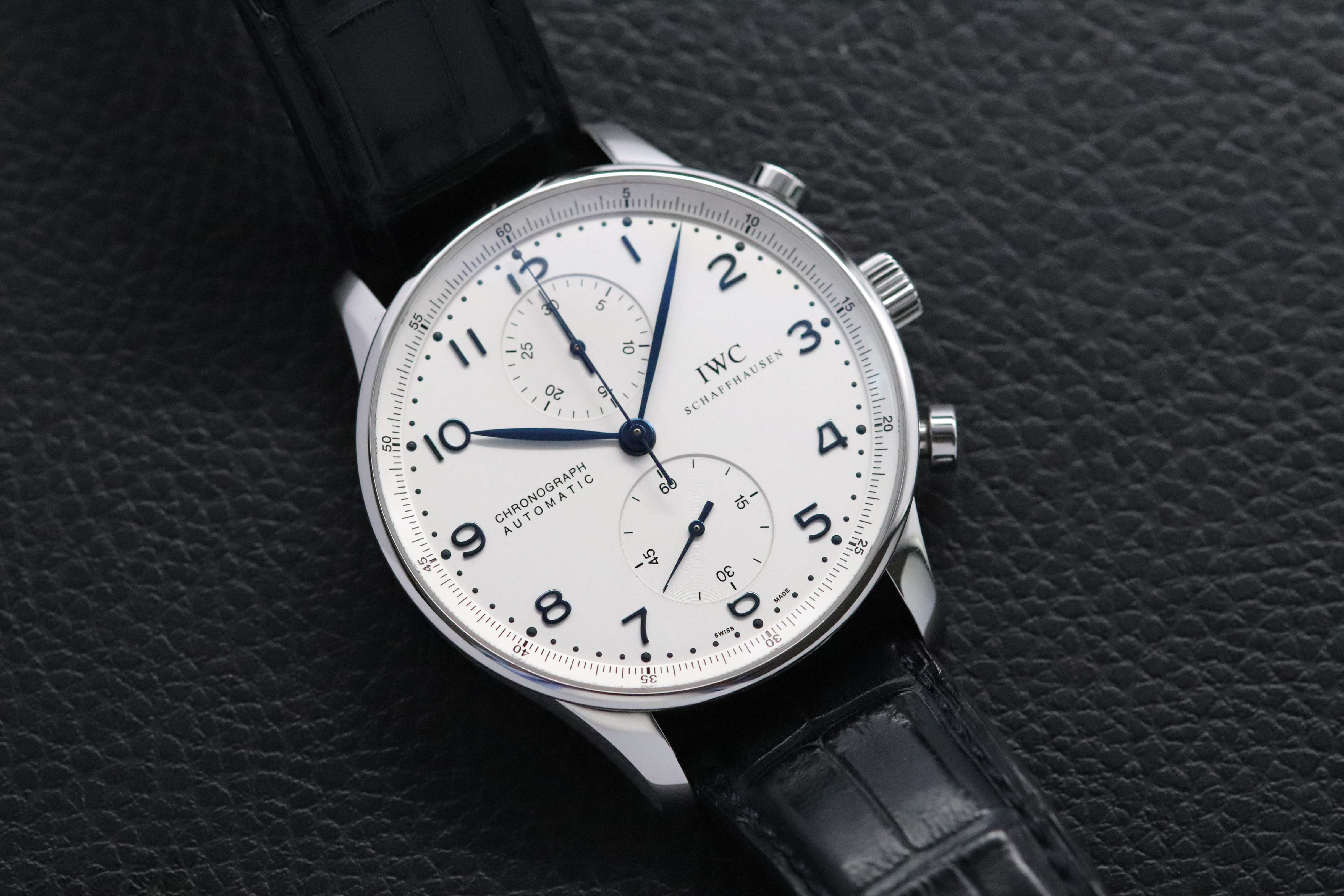 IWC Portugieser Chronograph IW371446 White Dial 2017