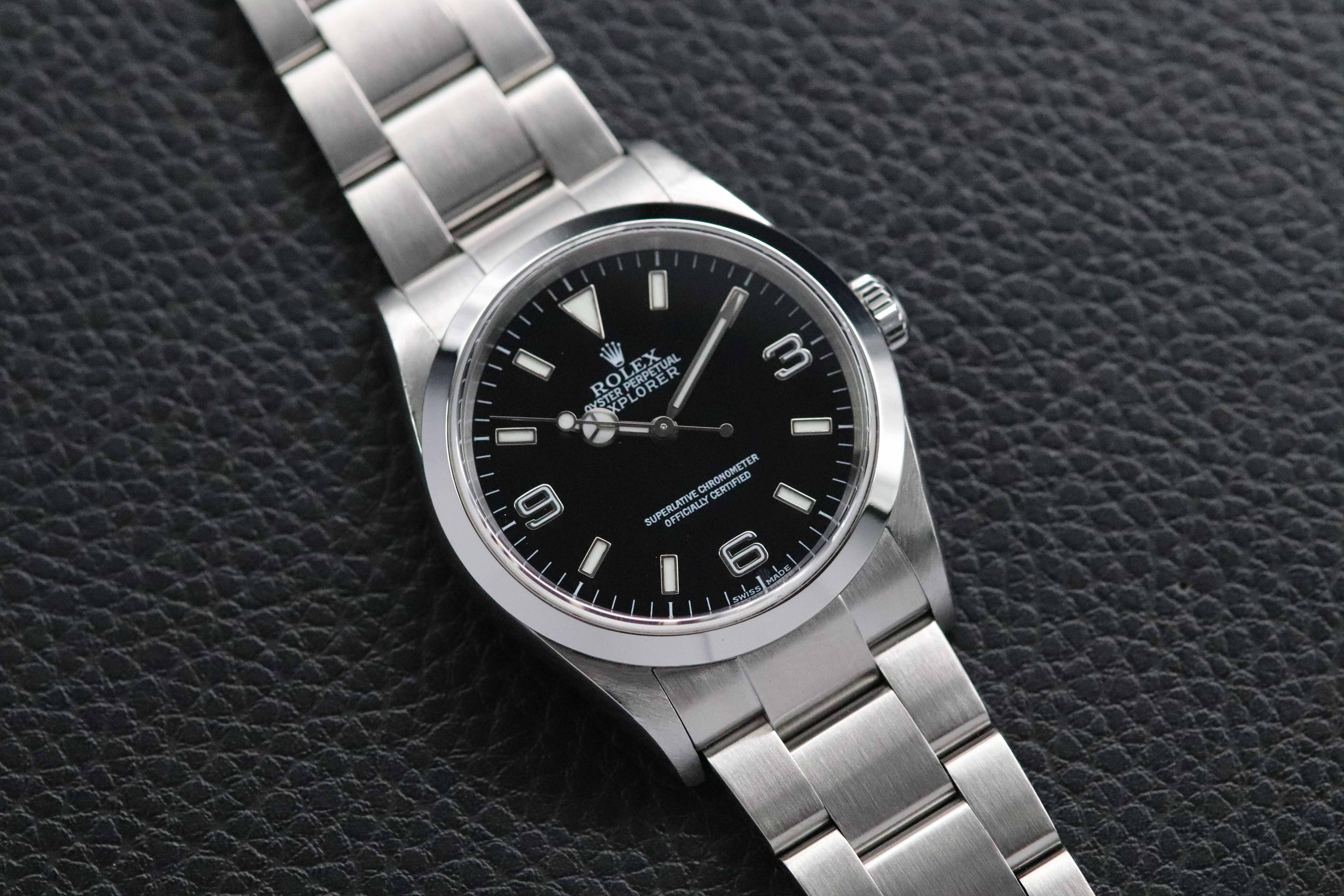 Rolex Explorer 114270 Black Dial 2002