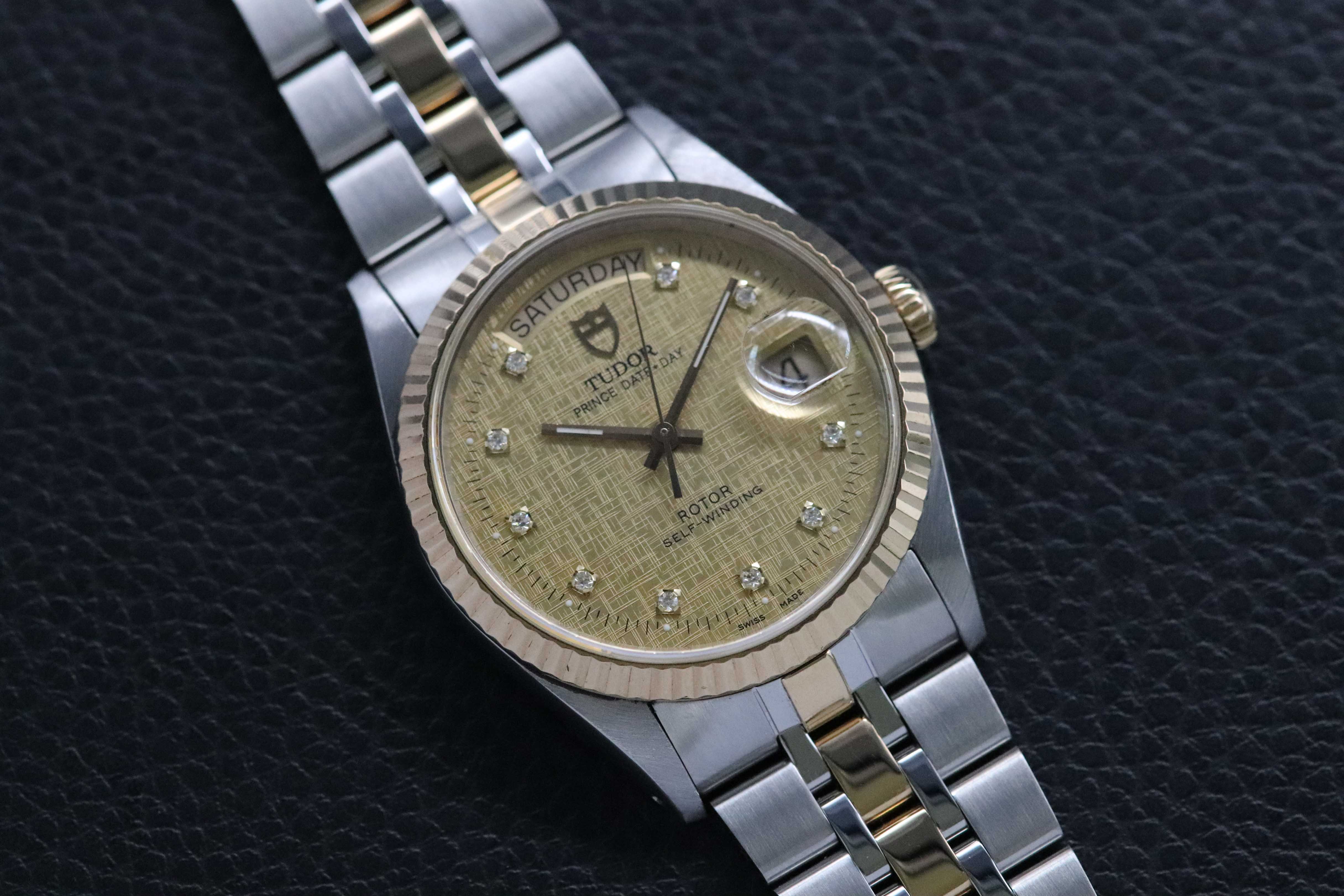 Tudor Prince Date-Day 76213 Gold Dial 2010