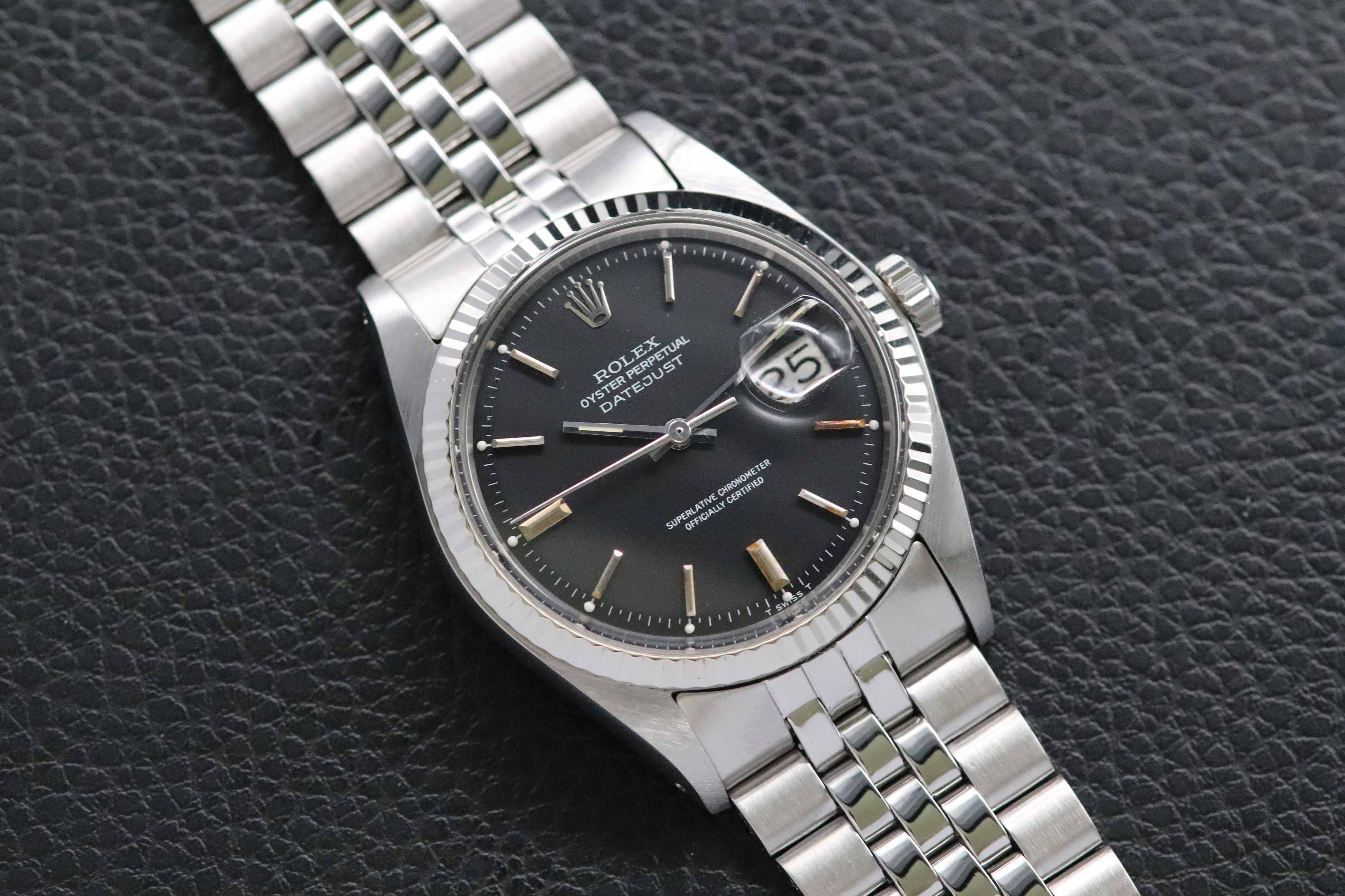 Rolex Datejust 1601 Black Dial 1976