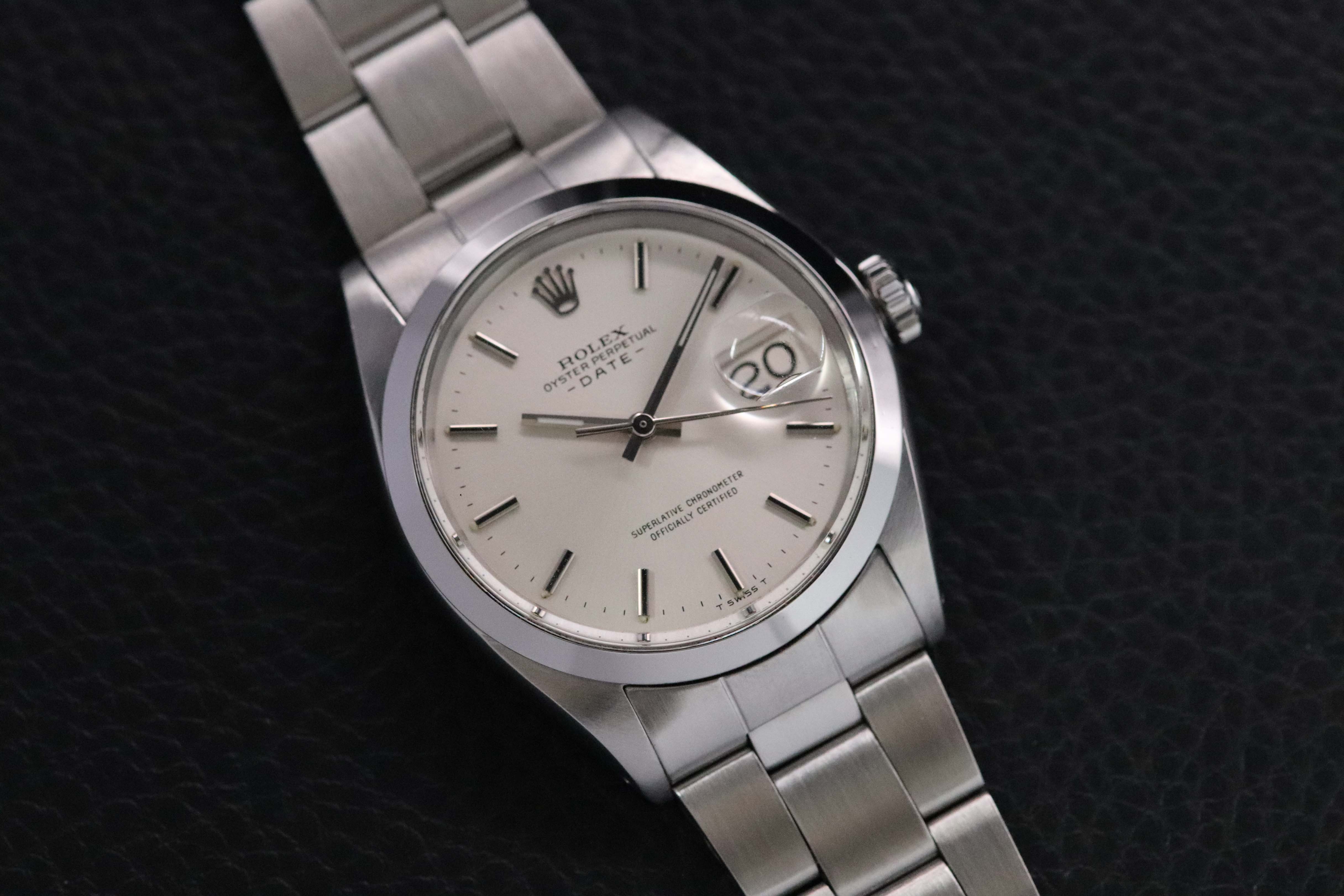 Rolex Date 1500 Quadrante Argento 1969