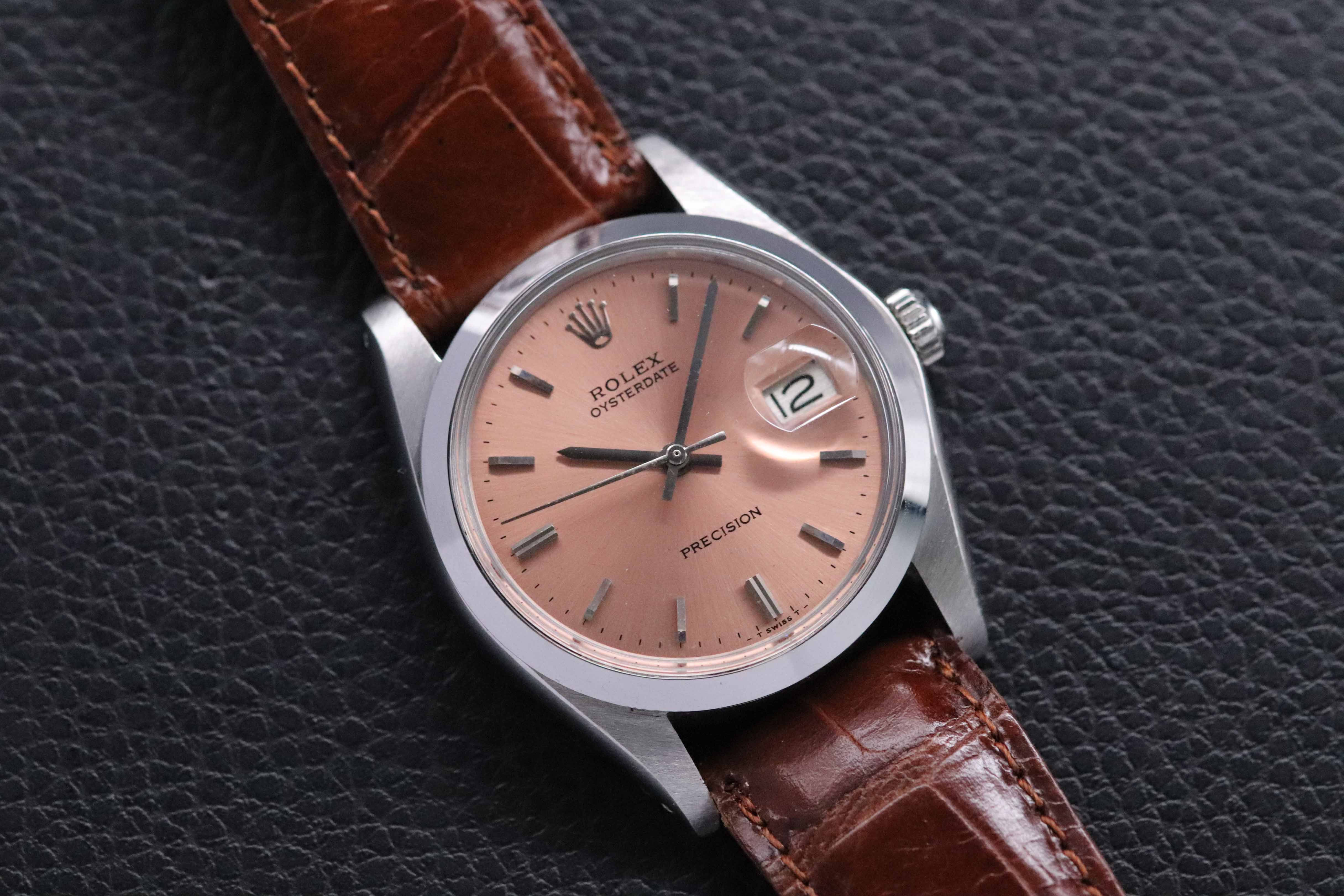 Rolex Oysterdate 6694 with Pink Dial, 1980
