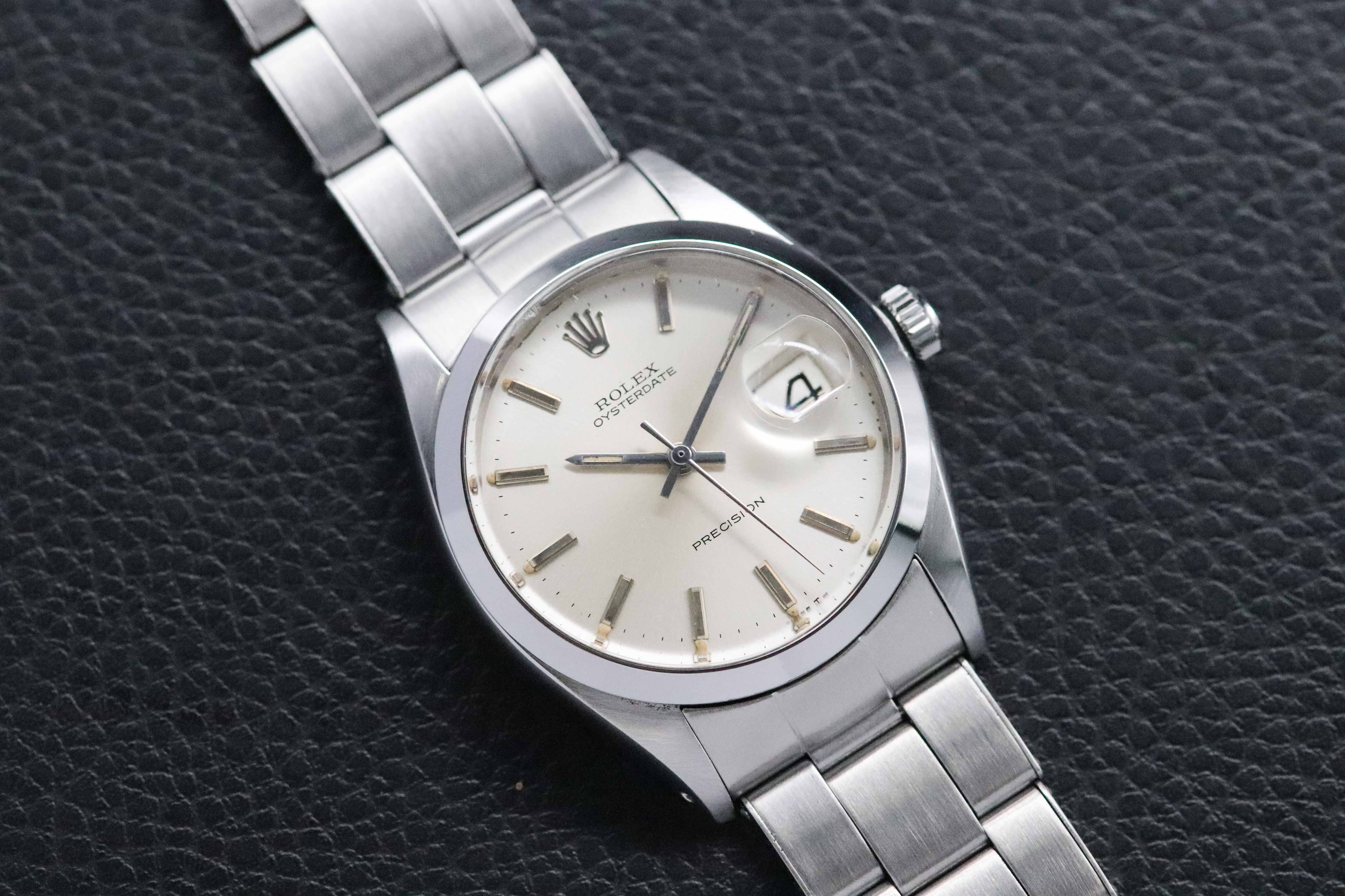 Rolex Oysterdate 6694 Silver Dial 1968