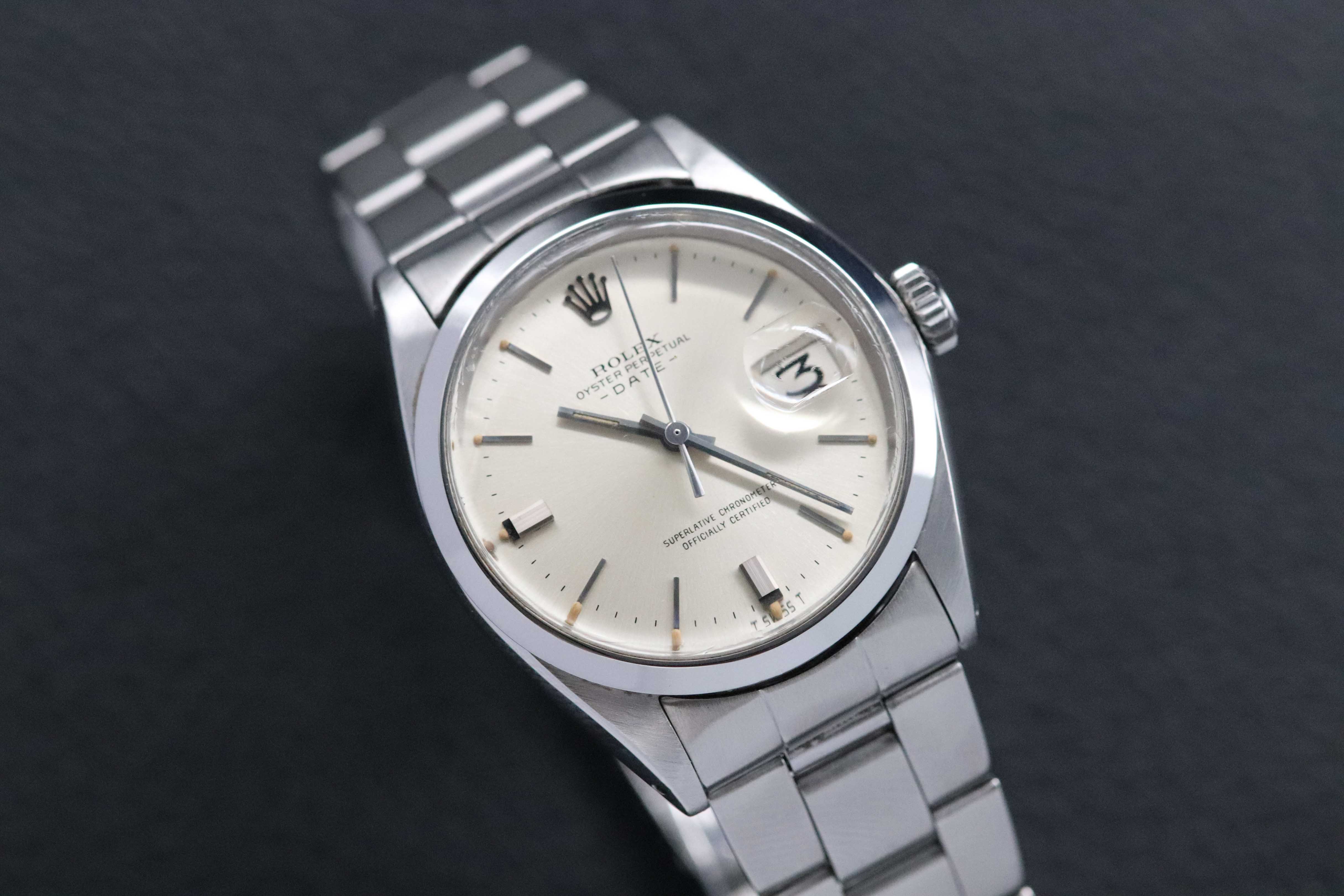Rolex Date 1500 Silver Dial 1969