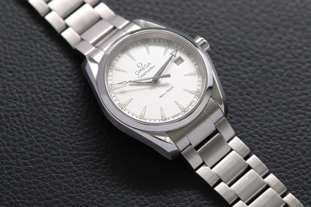 Omega Aqua Terra 231.10.39.60.02.001 Silver Dial 2017 Papers