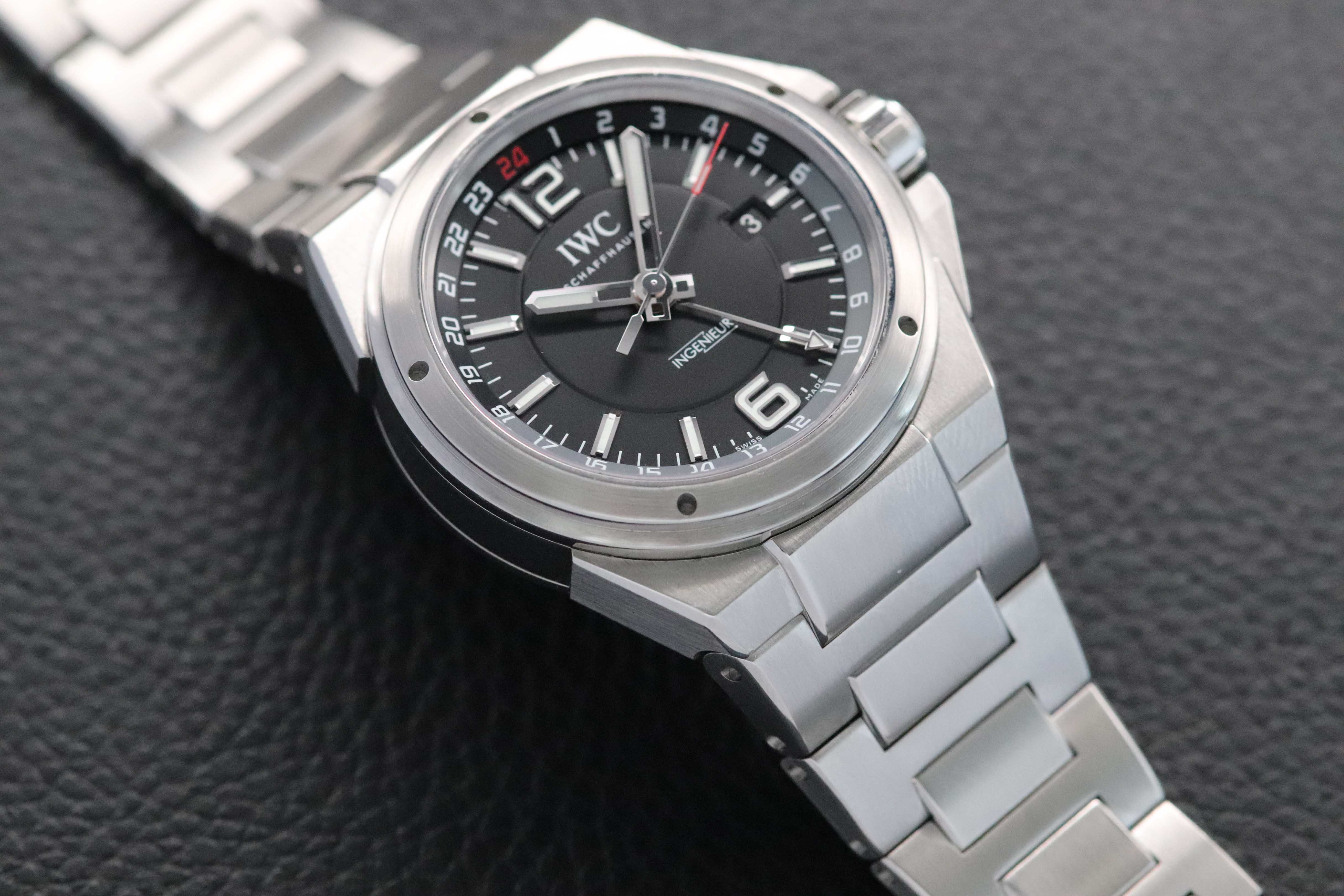 IWC Ingenieur Automatic IW324402 Dual Time Fullset 2019 Box+Papers