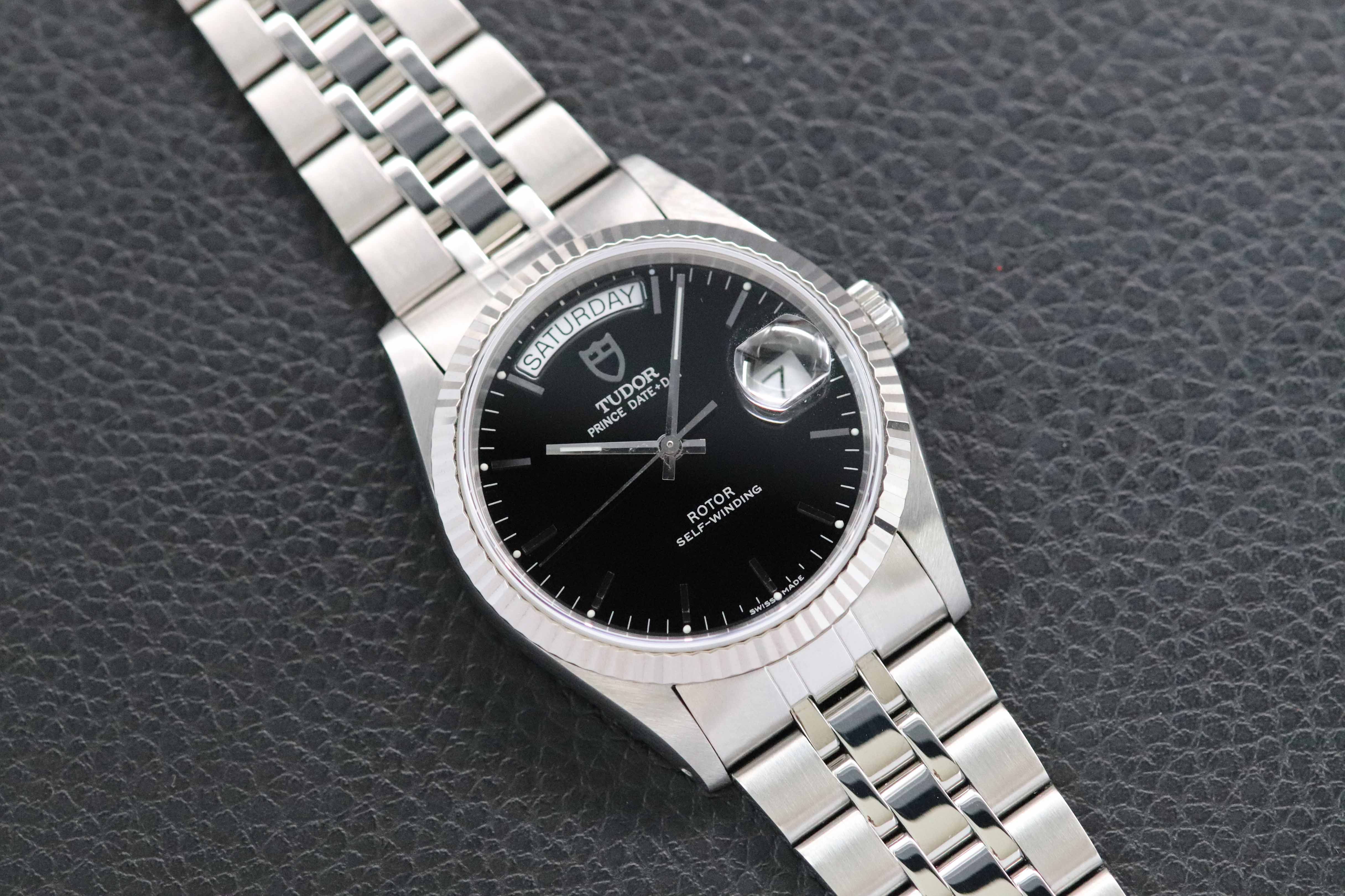 Tudor Prince Date-Day 76214 Black Dial 2009