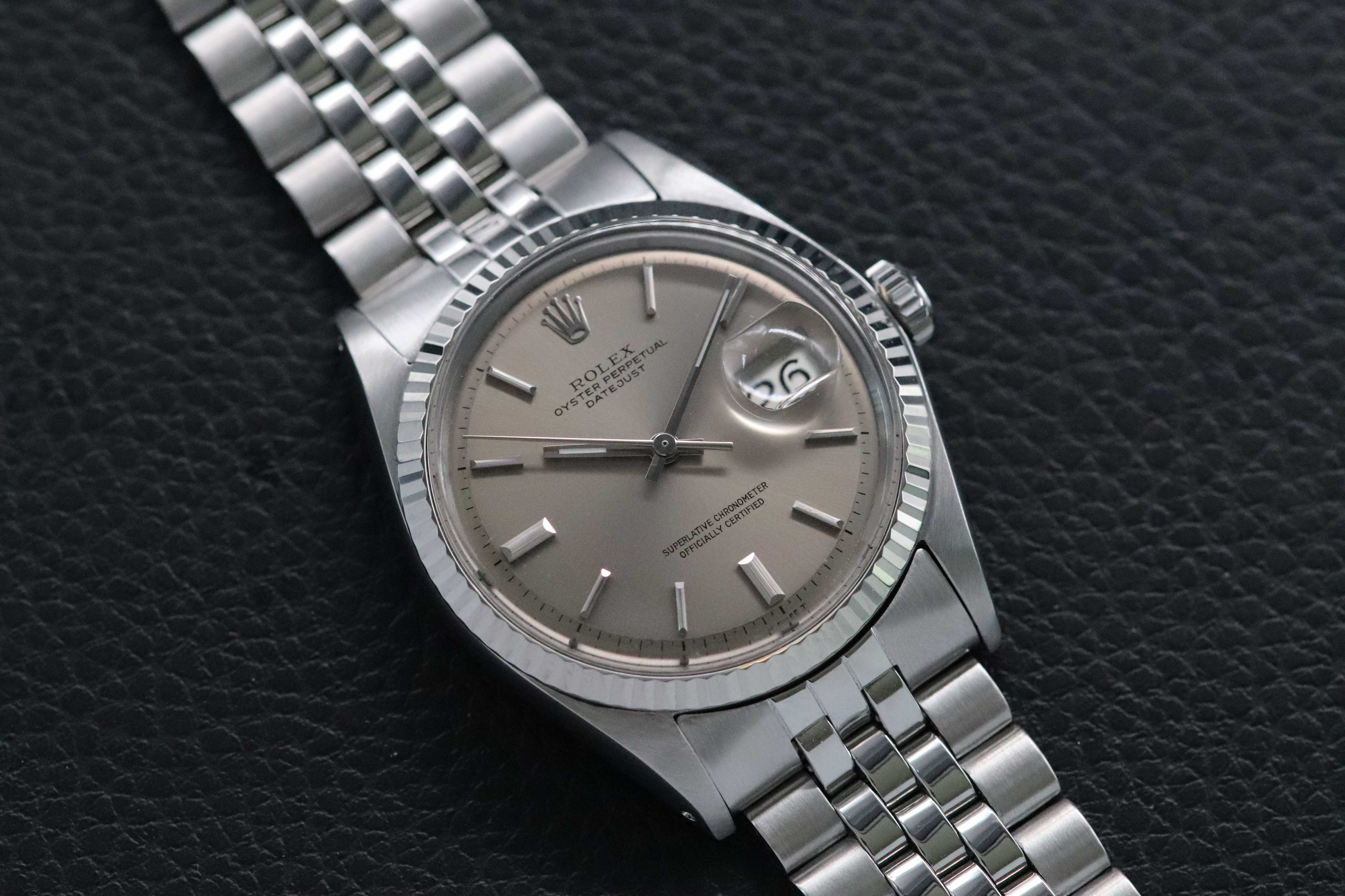 Rolex Datejust 1601 Gray Dial 1970 Box