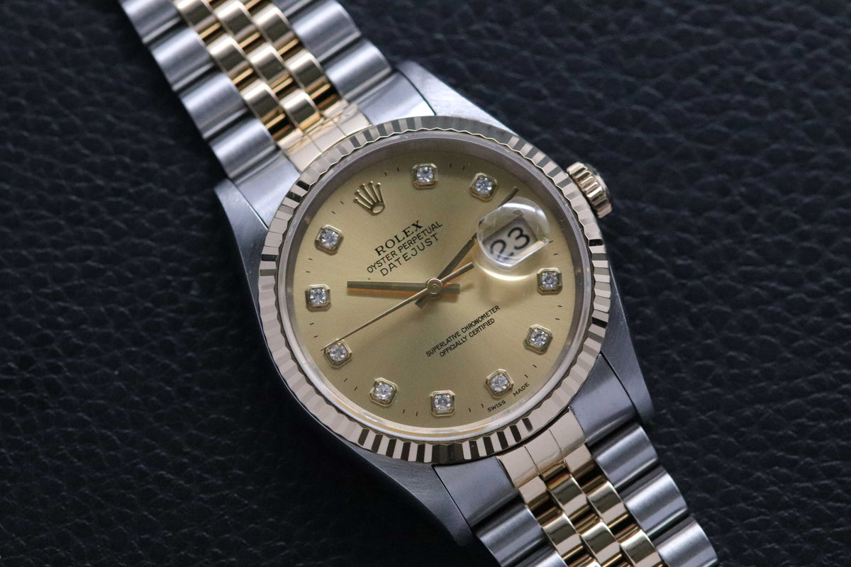 Rolex Datejust 16233G Fullset 1999 Box+Papers
