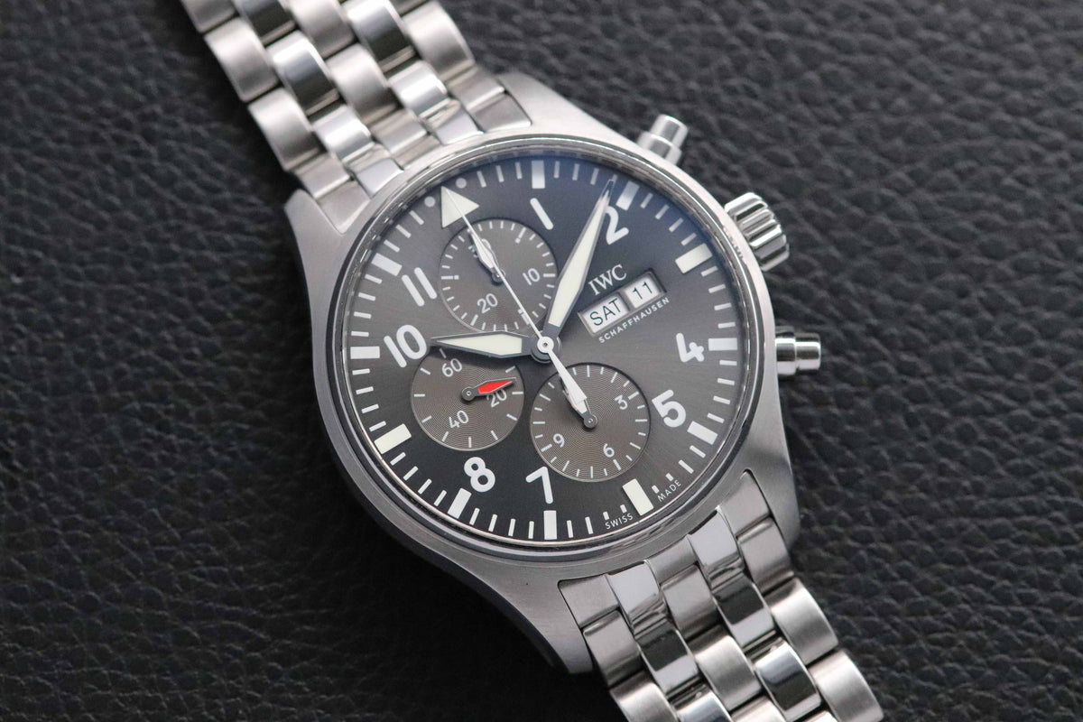 IWC Fliegeruhr Chronograph IW377719 Fullset 2020 Box+Papers