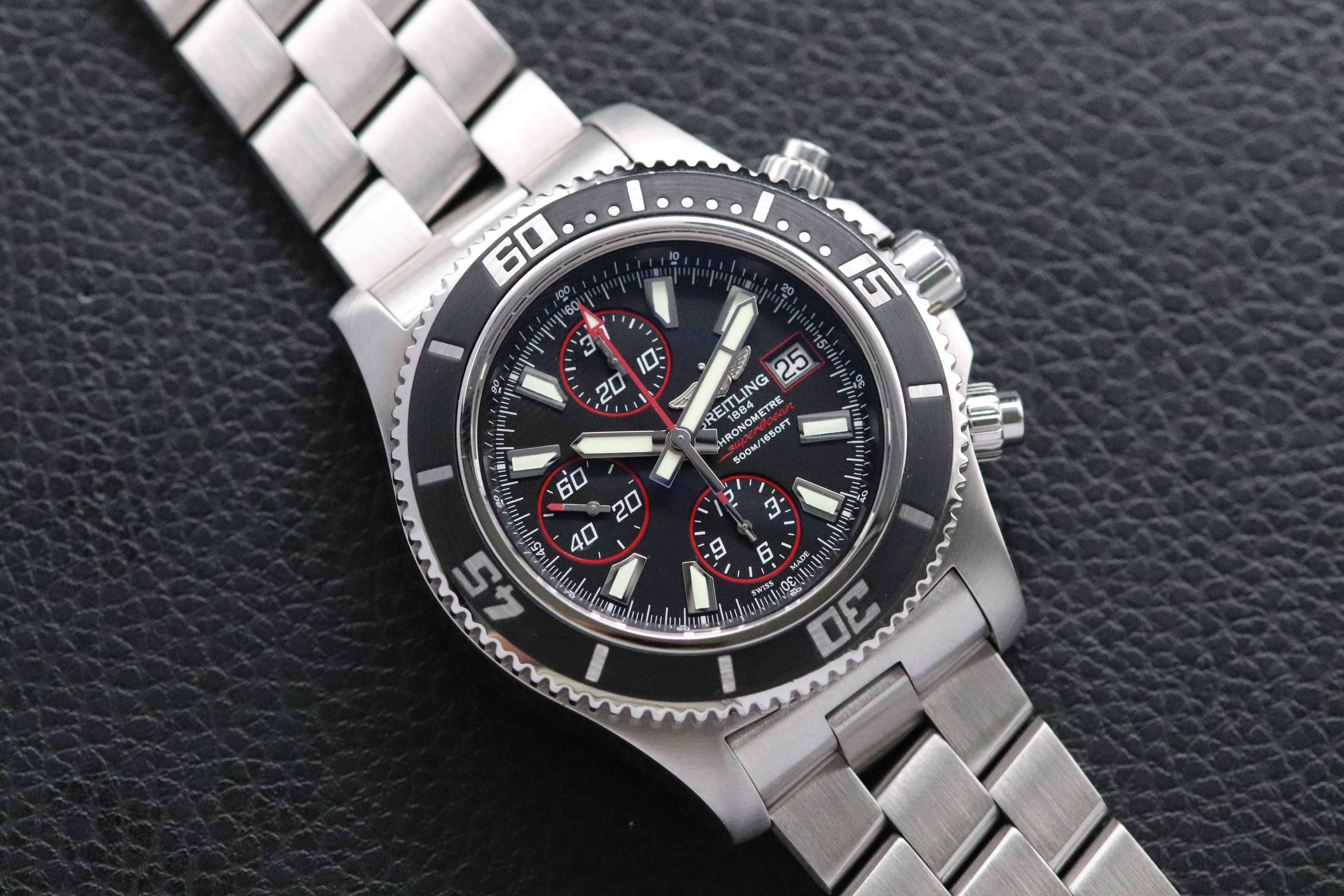 Breitling Superocean Cronógrafo II A13341, FULLSET de 2015, caja y PAPERS