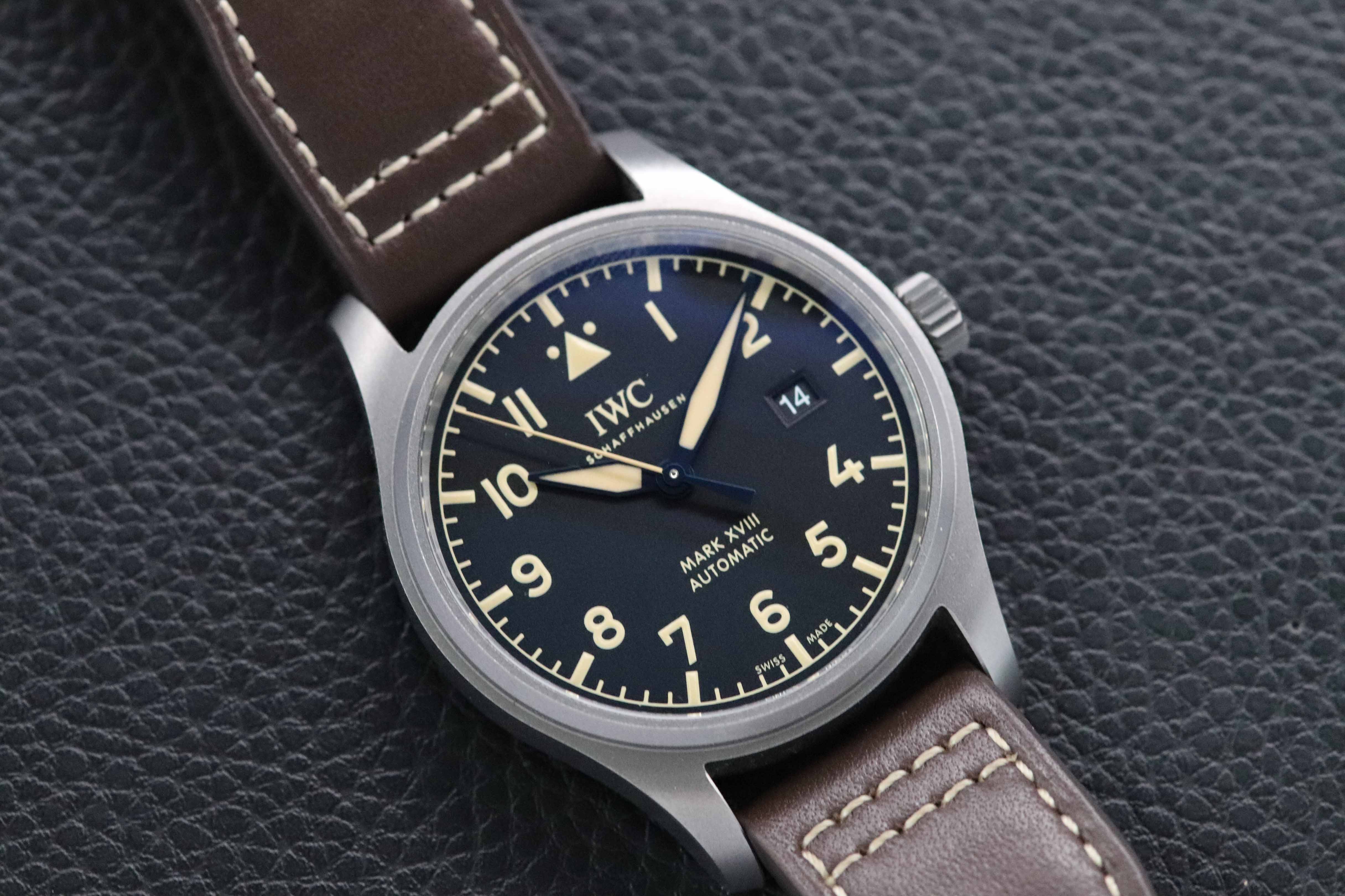 IWC Fliegeruhr Mark XVIII IW327006 Blue Dial 2021 Papers