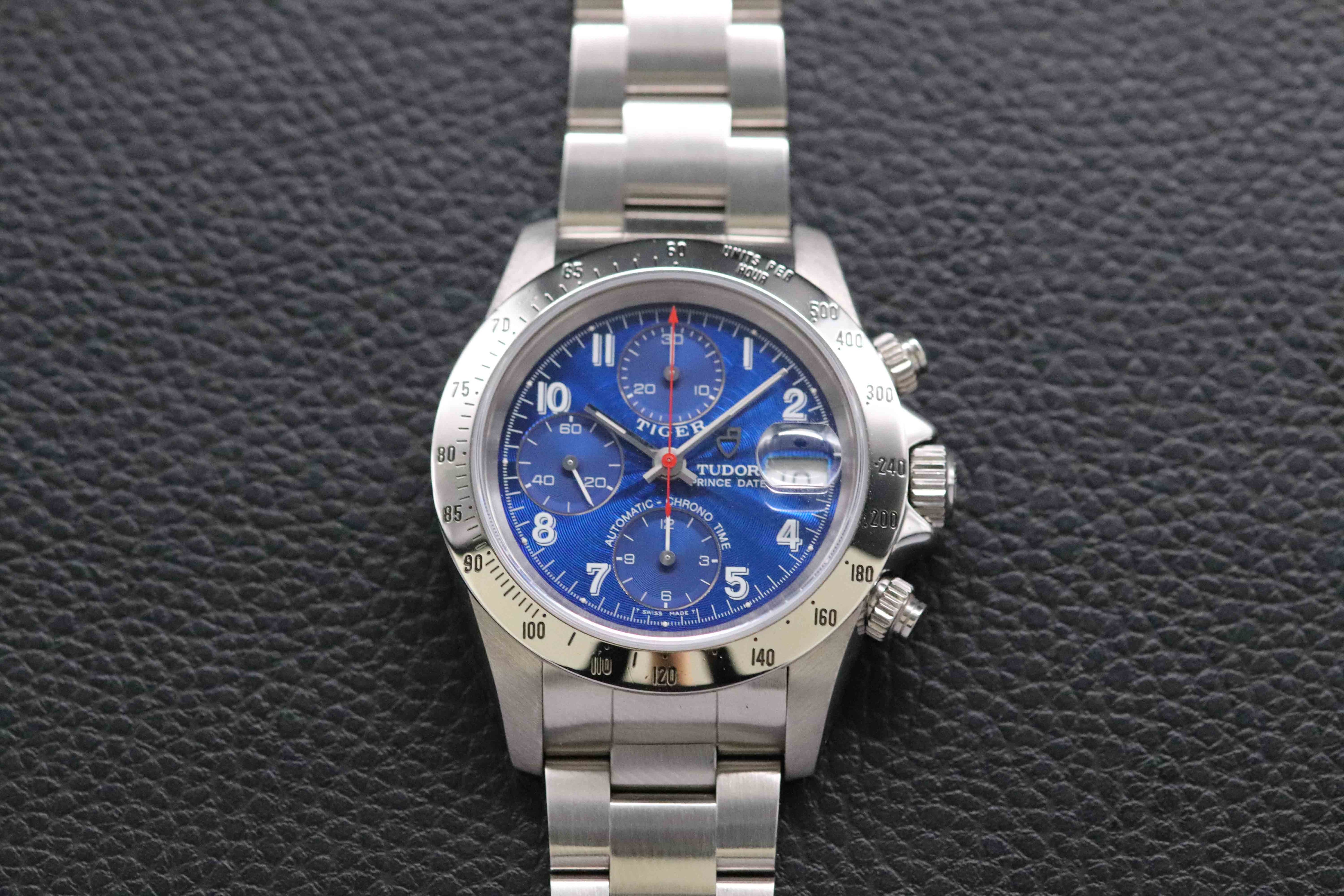 Tudor Oysterdate Small Block 79280 Blue Dial 2000